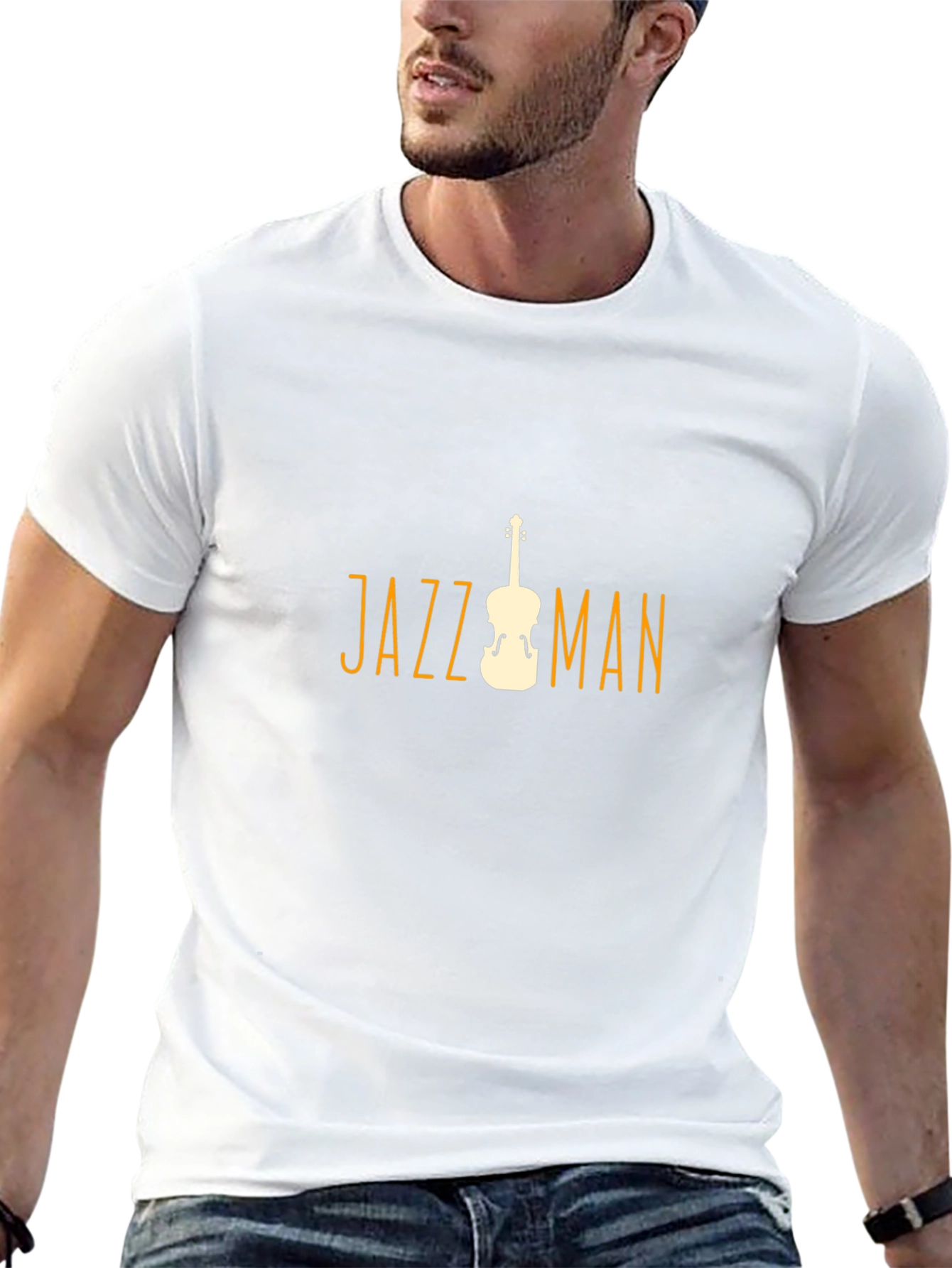 Jazzman T-Shirt: Musical Graphic Tee