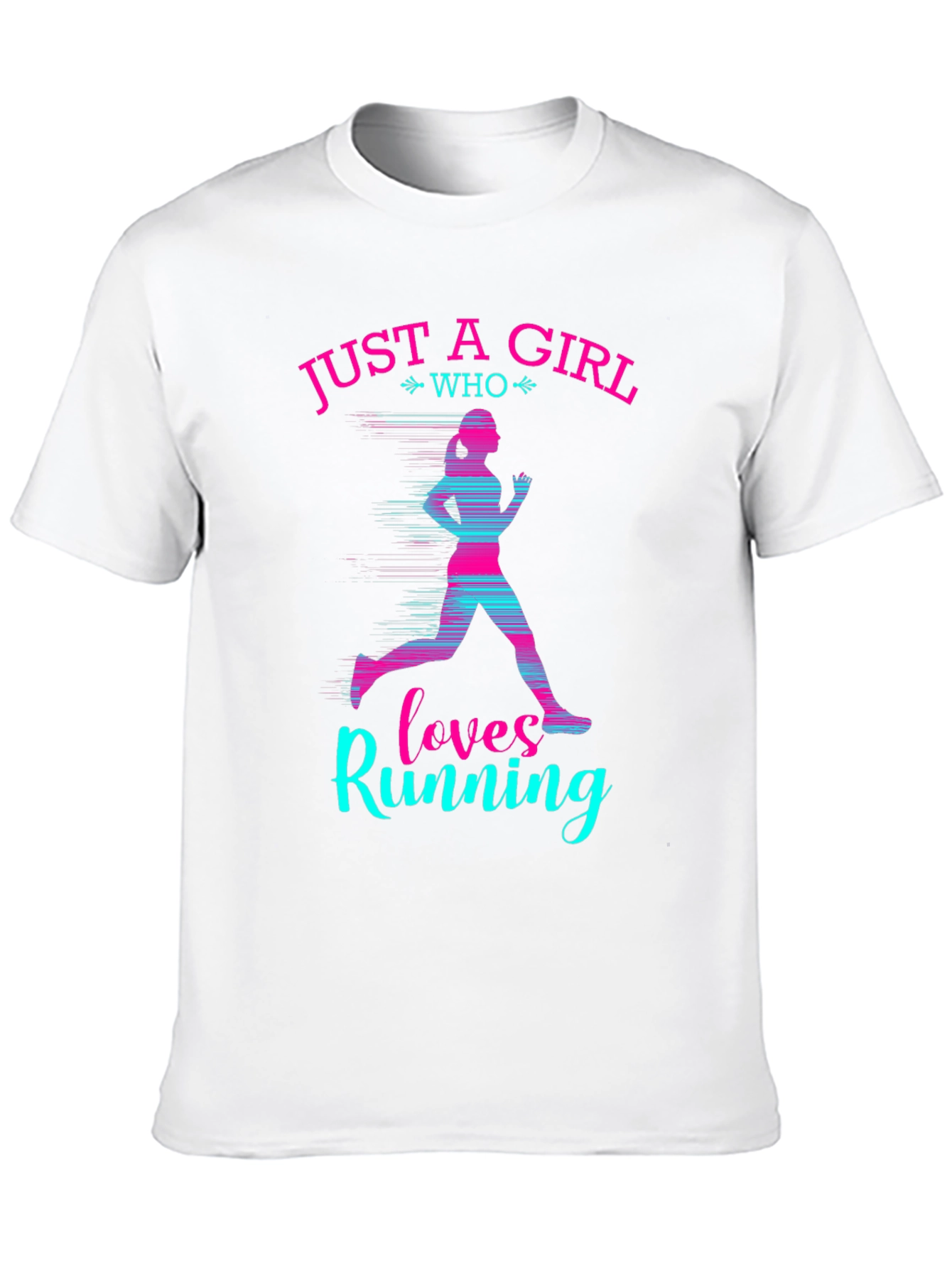 Just a Girl Who Loves Running T-Shirt