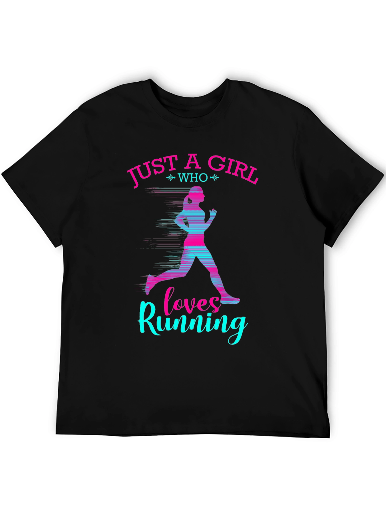 Just a Girl Who Loves Running T-Shirt