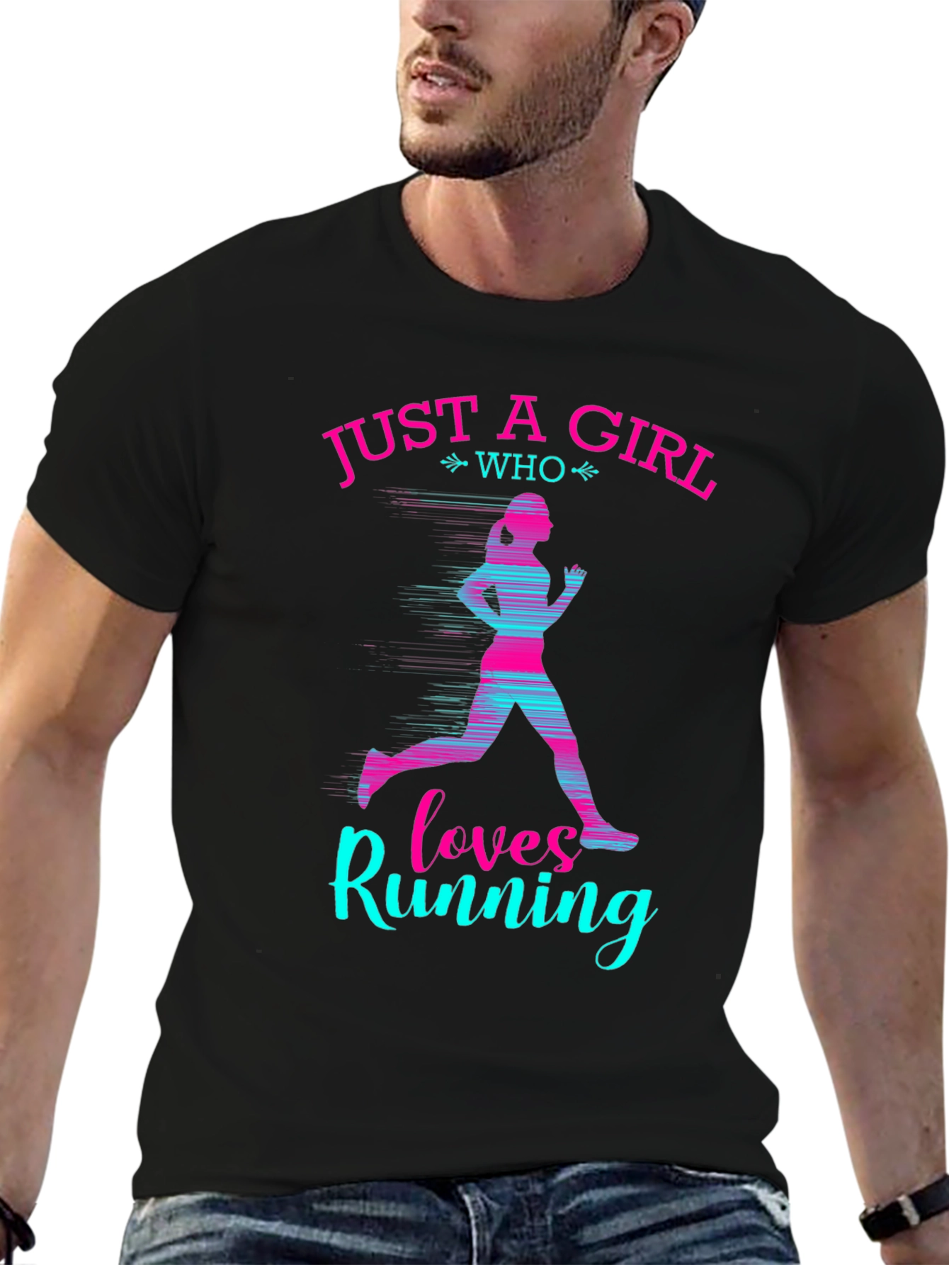 Just a Girl Who Loves Running T-Shirt