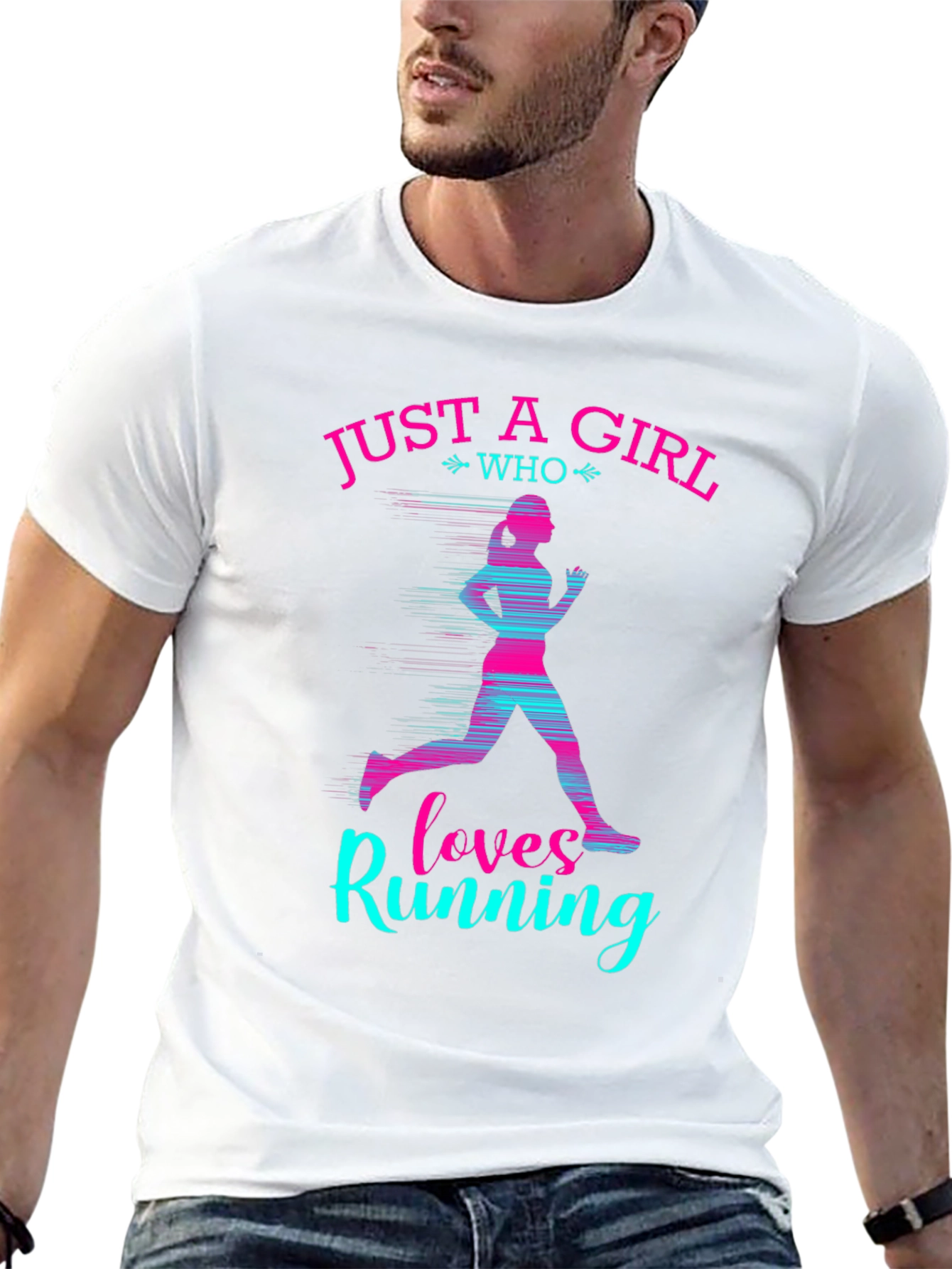 Just a Girl Who Loves Running T-Shirt