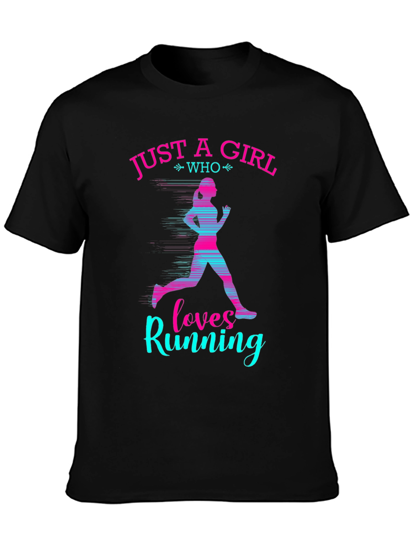 Just a Girl Who Loves Running T-Shirt