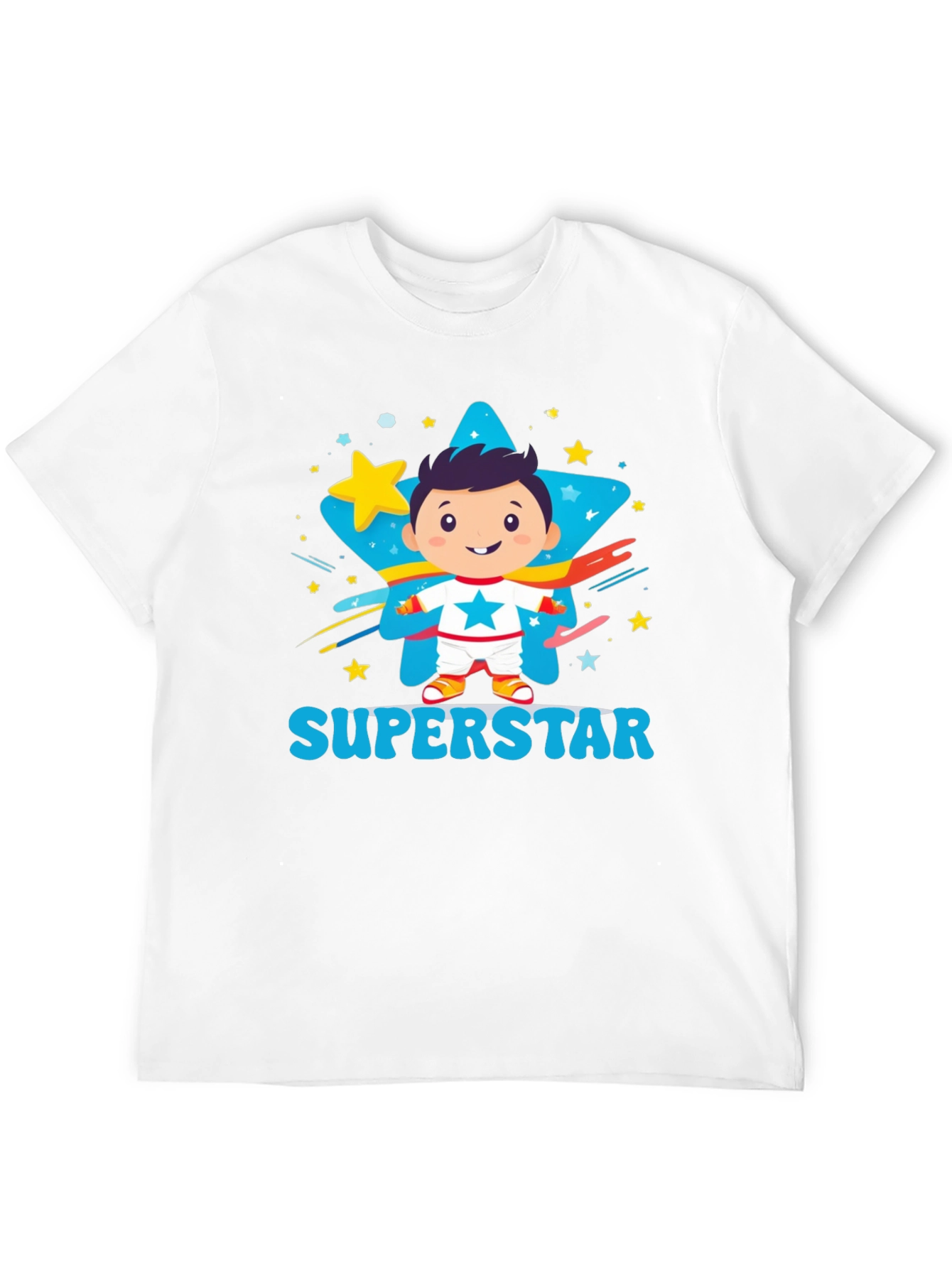 Boys Superstar Graphic Tee - Cute Kids Apparel