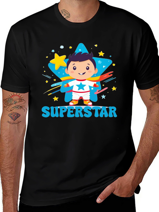 Boys Superstar Graphic Tee - Cute Kids Apparel