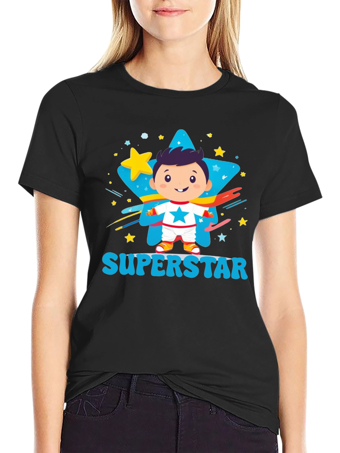 Boys Superstar Graphic Tee - Cute Kids Apparel