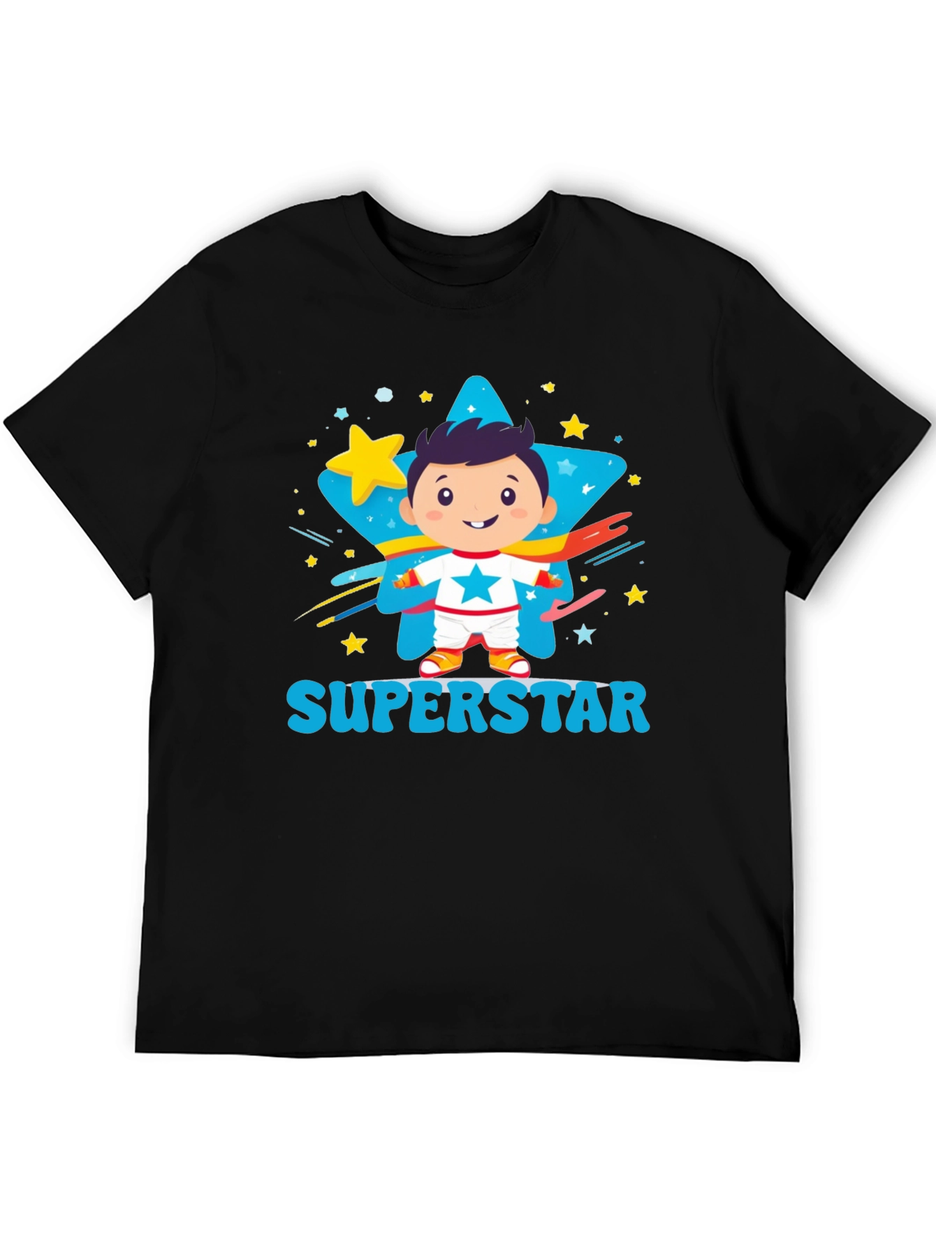 Boys Superstar Graphic Tee - Cute Kids Apparel
