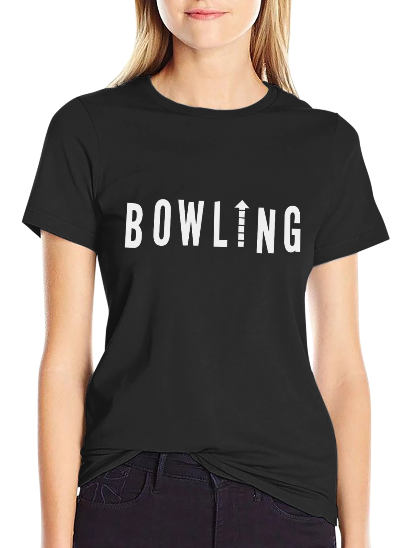 Bowling Arrow Tee - Strike Up the Fun!
