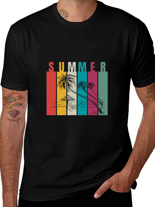 Retro Summer Beach T-Shirt - Vacation Vibes