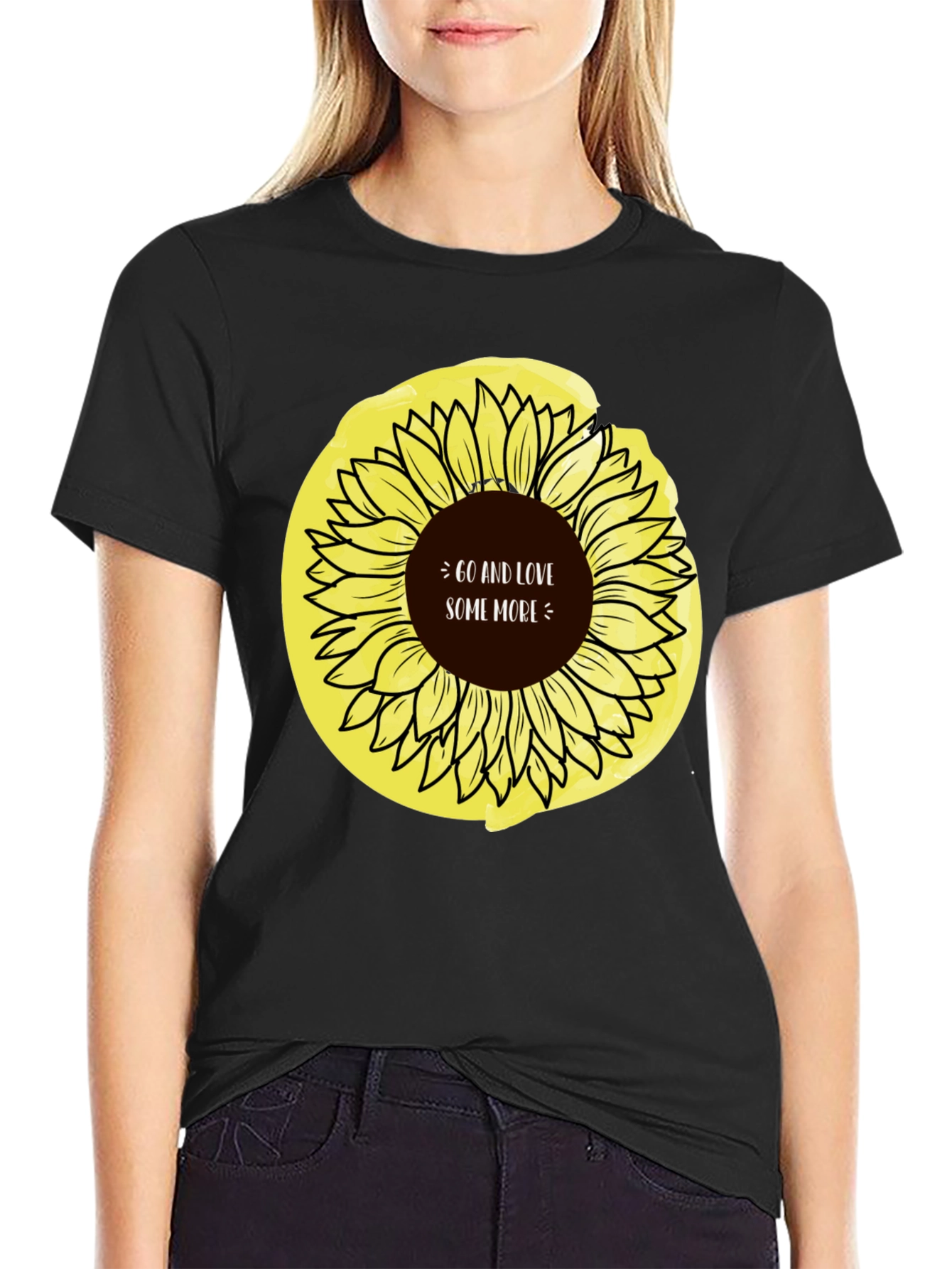 Go and Love Some More Sunflower Graphic Tee
