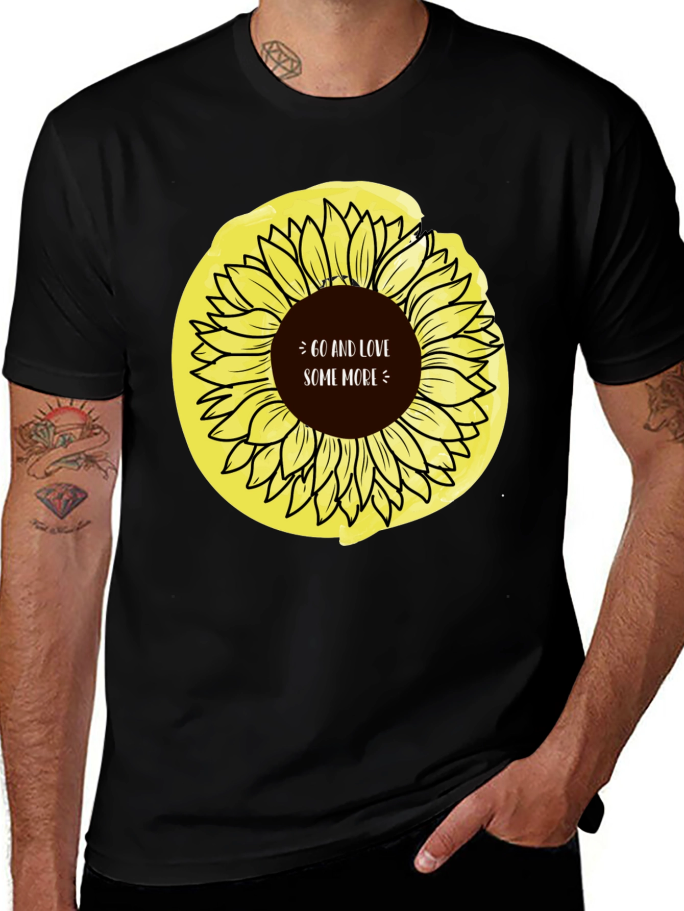 Go and Love Some More Sunflower Graphic Tee