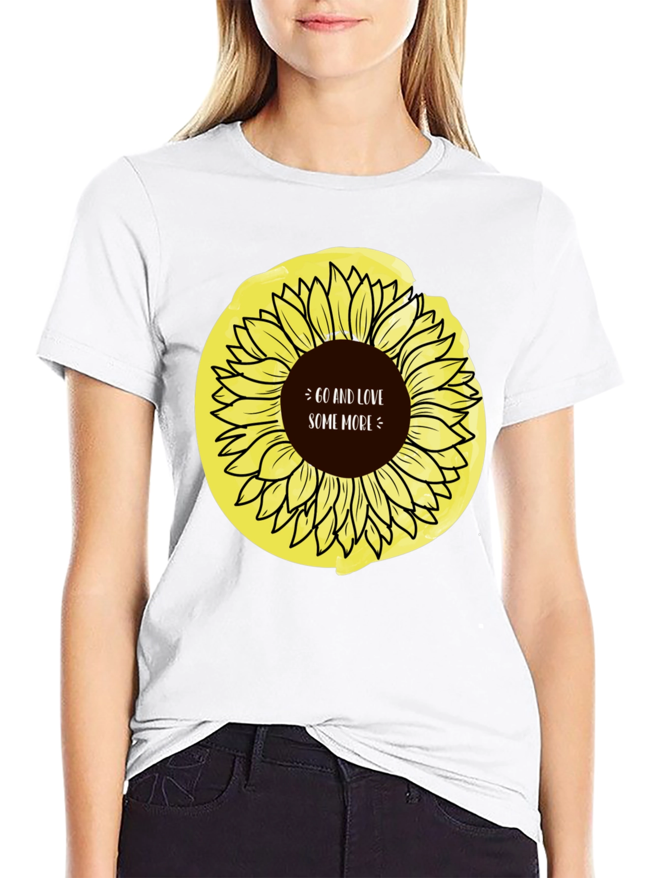 Go and Love Some More Sunflower Graphic Tee