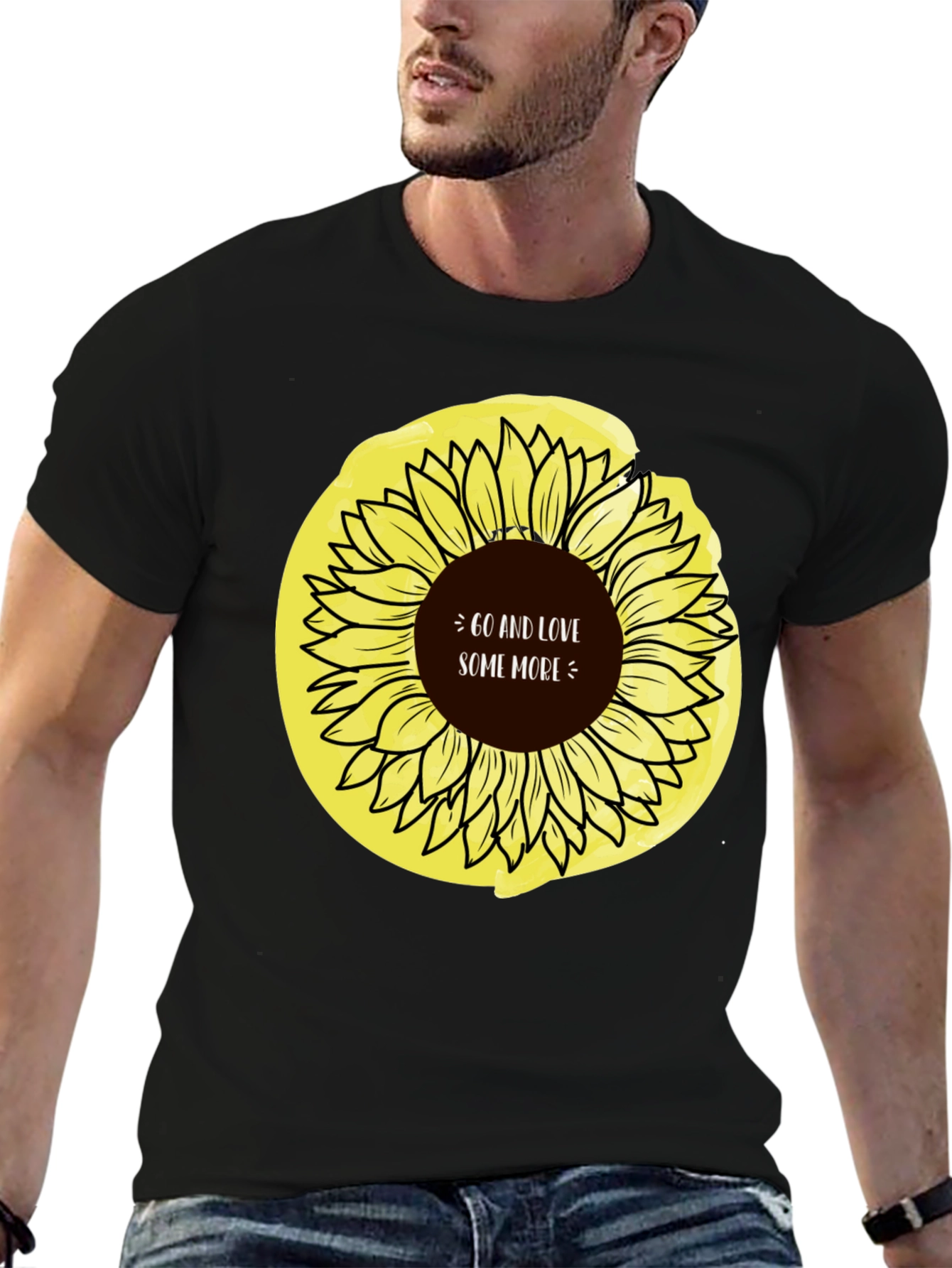 Go and Love Some More Sunflower Graphic Tee