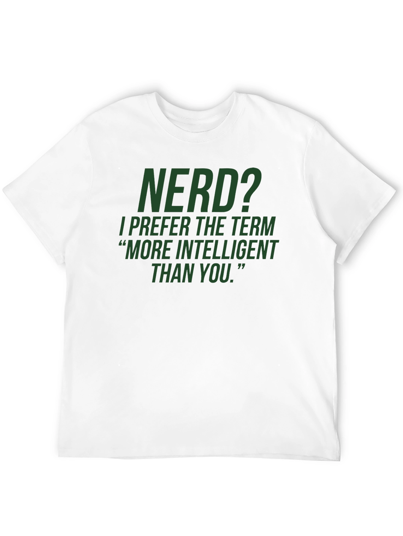 Nerd? Intelligent T-Shirt - Black