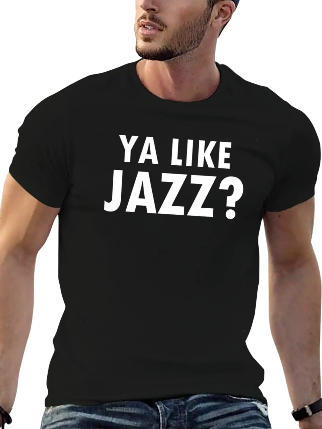 Ya Like Jazz Unisex Short Sleeve Soft Cotton T-Shirt – Casual Everyday Wear