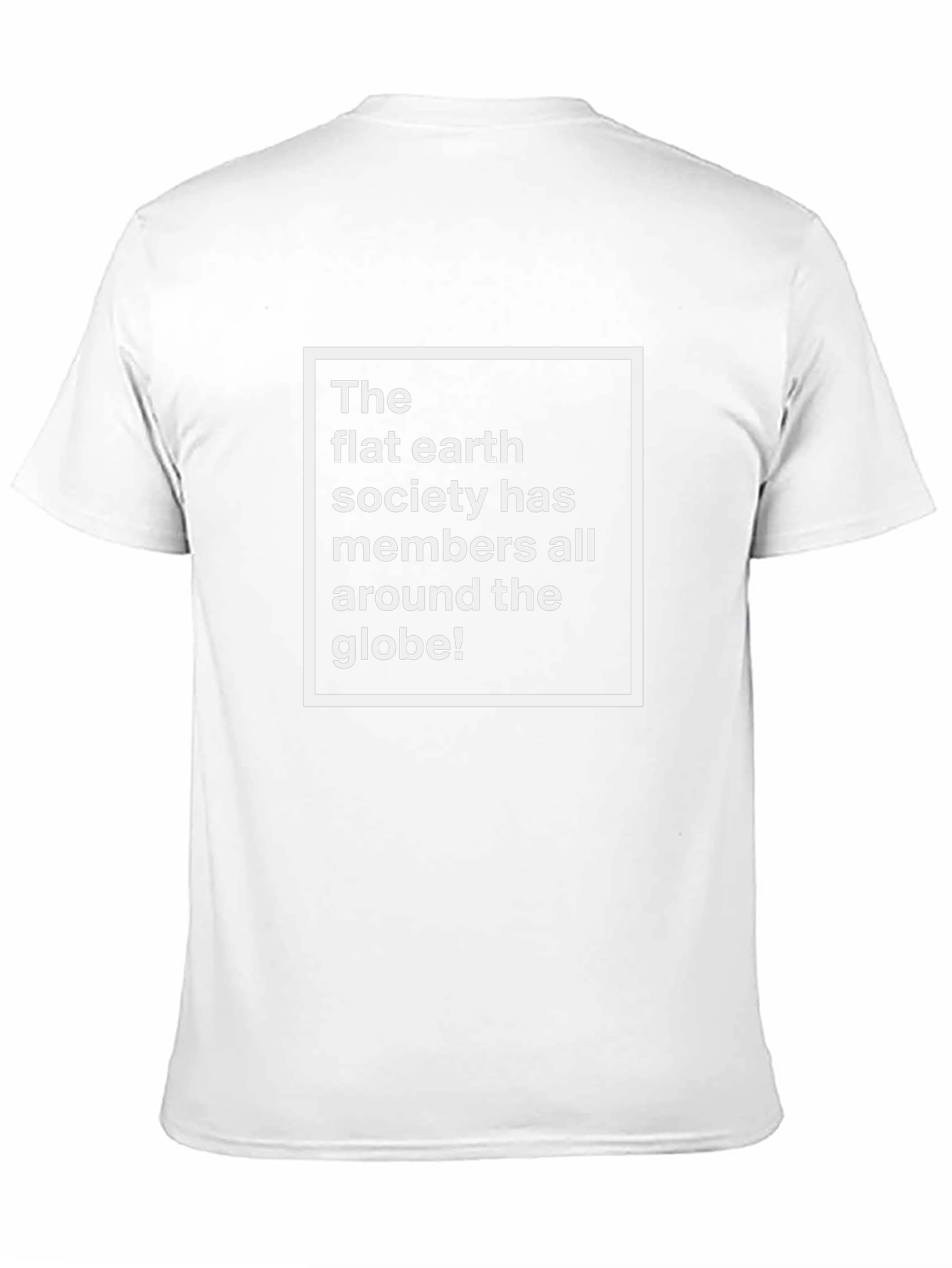 Flat Earth Society T-Shirt - Funny Conspiracy Tee