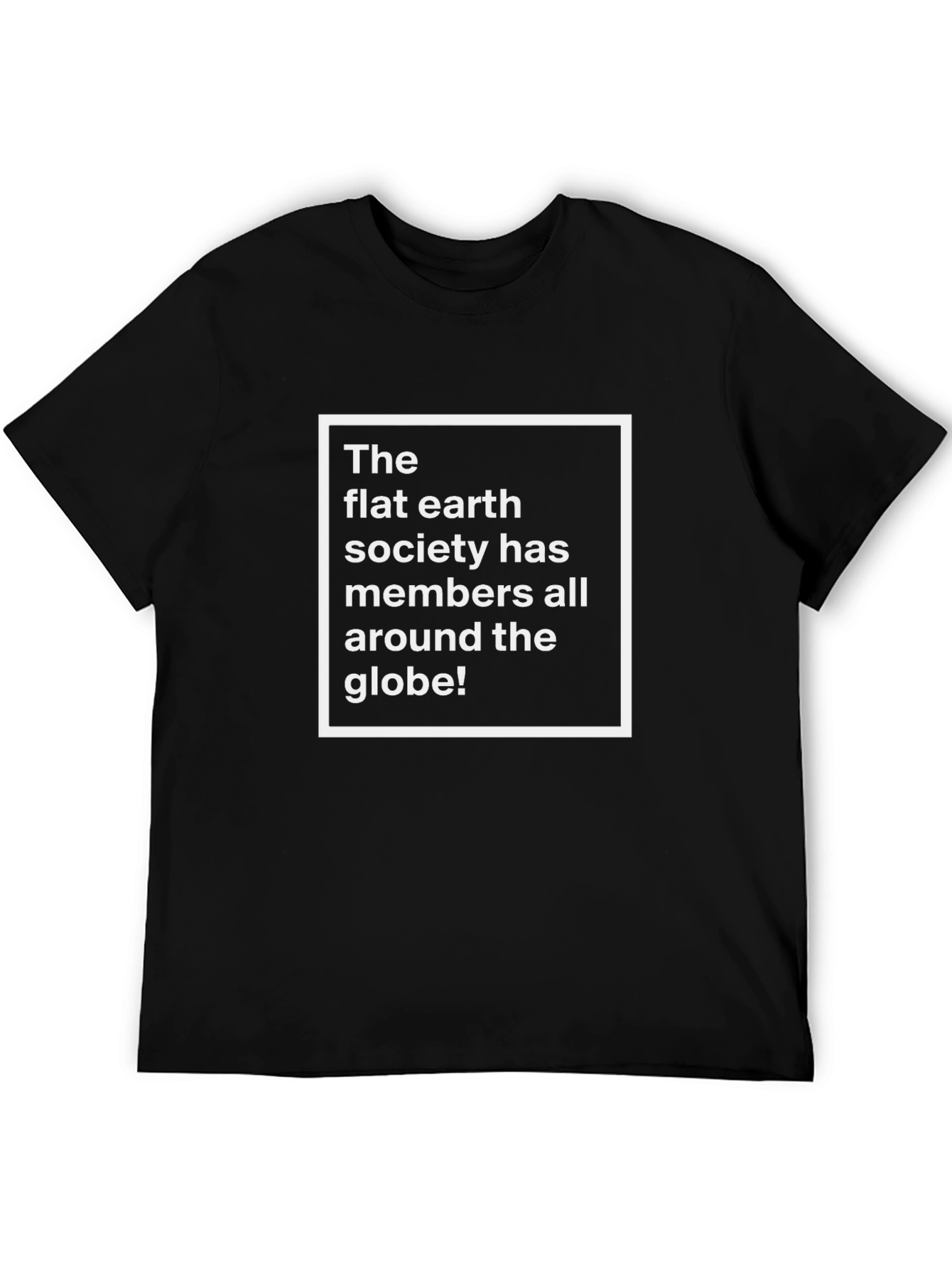 Flat Earth Society T-Shirt - Funny Conspiracy Tee