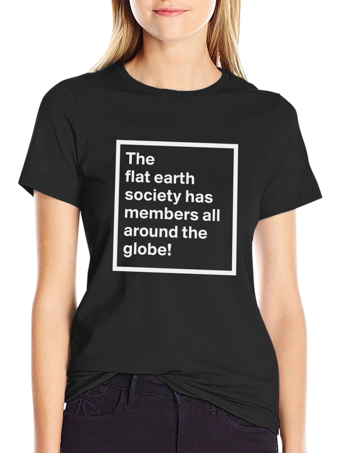 Flat Earth Society T-Shirt - Funny Conspiracy Tee