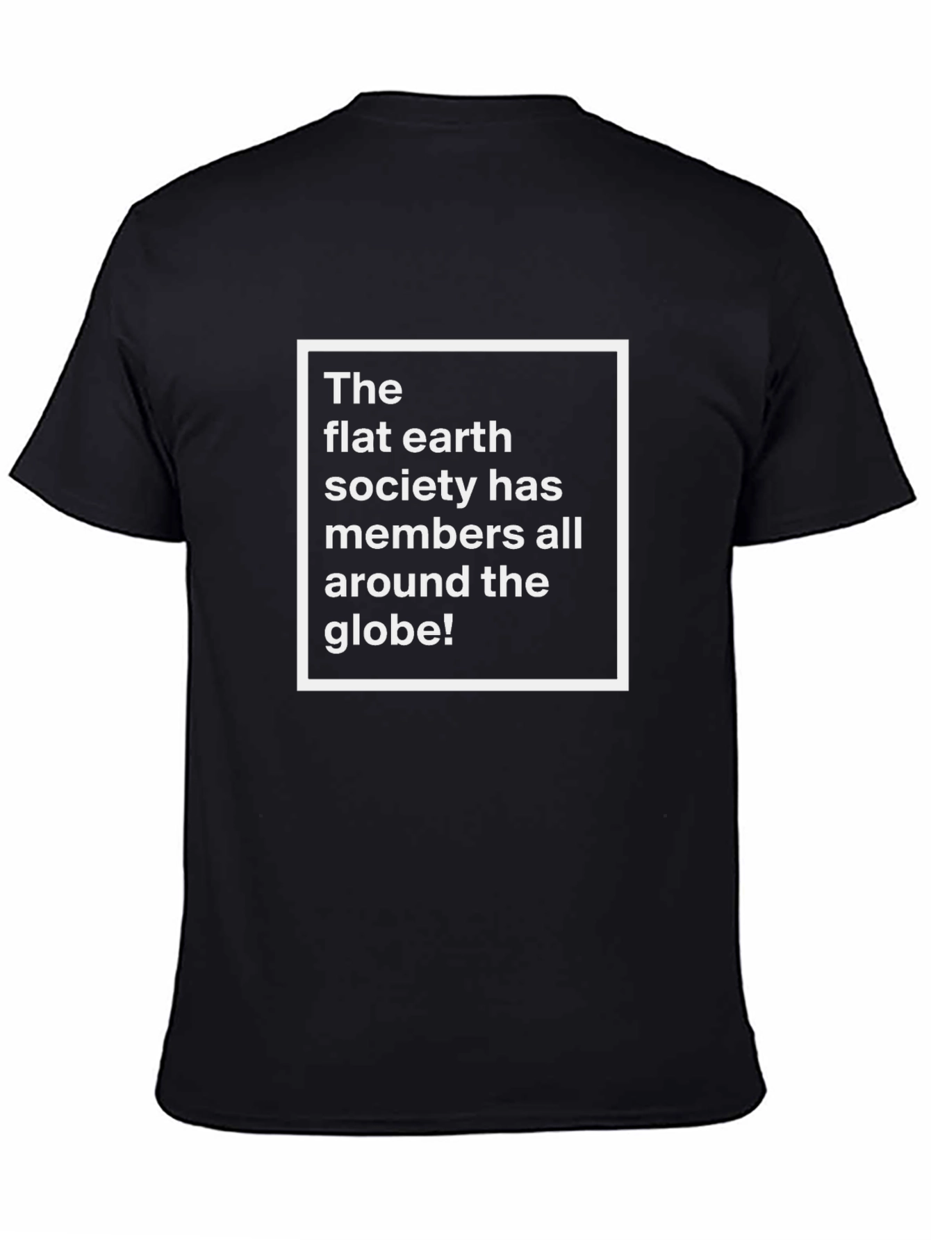 Flat Earth Society T-Shirt - Funny Conspiracy Tee