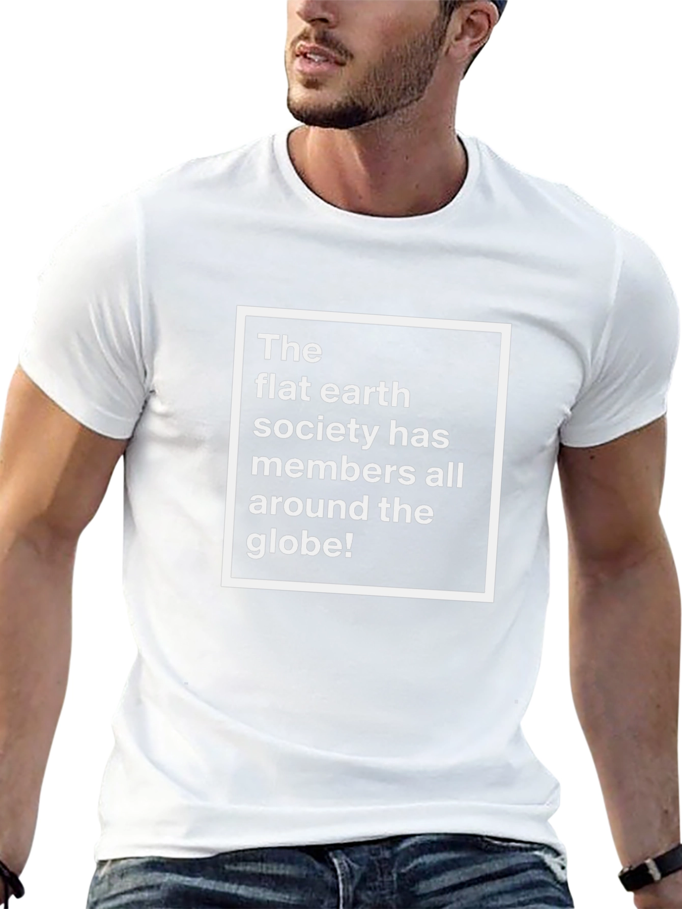 Flat Earth Society T-Shirt - Funny Conspiracy Tee