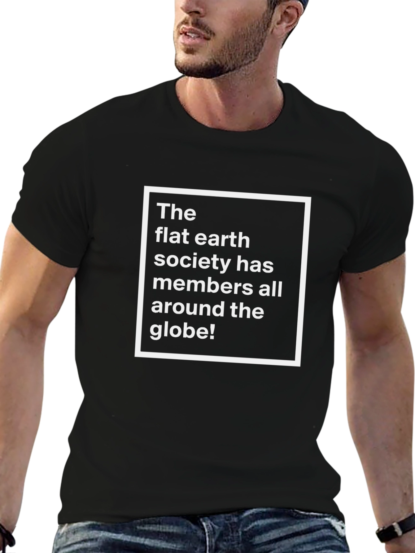 Flat Earth Society T-Shirt - Funny Conspiracy Tee
