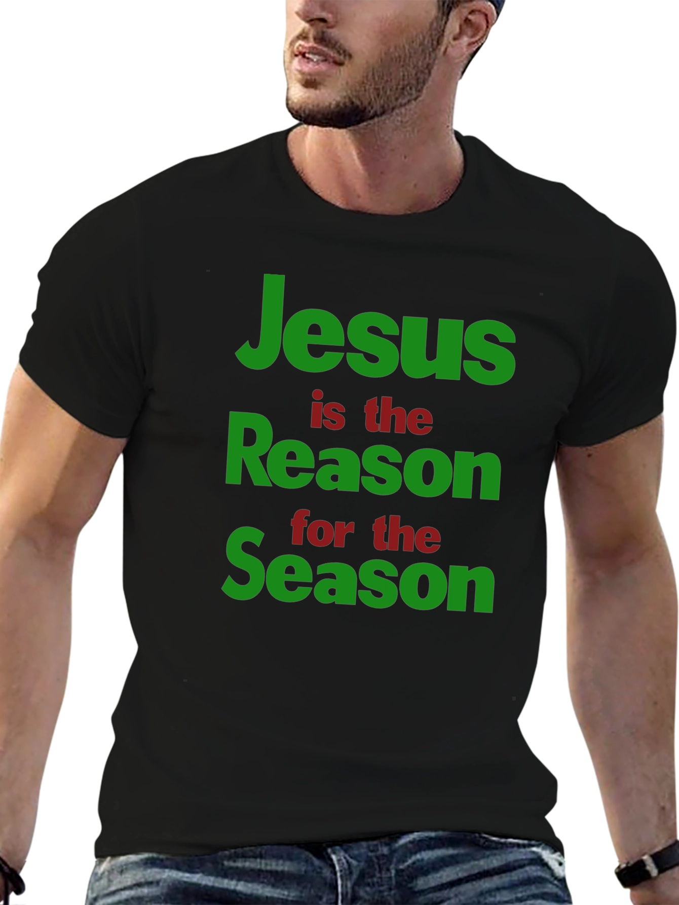 Jesus is the Reason T-Shirt - Black Holiday