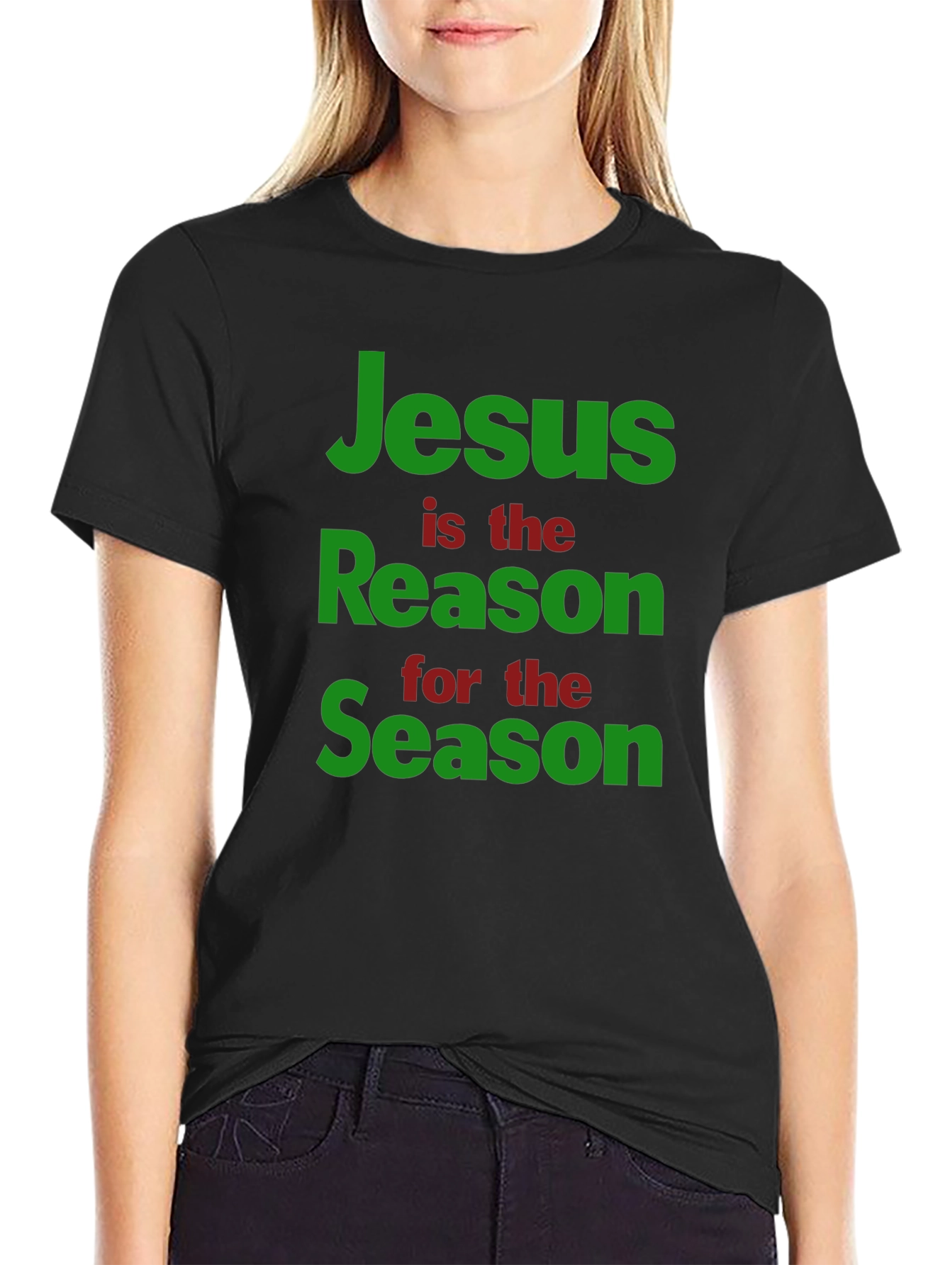 Jesus is the Reason T-Shirt - Black Holiday