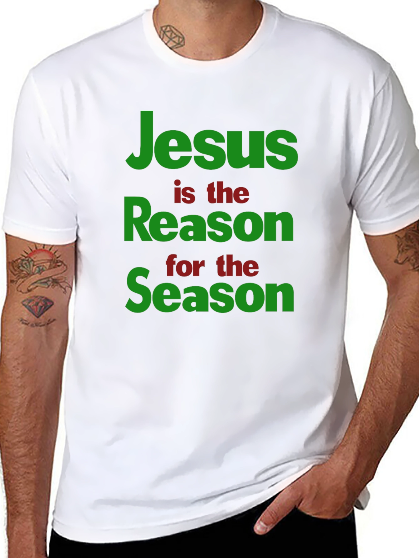 Jesus is the Reason T-Shirt - Black Holiday