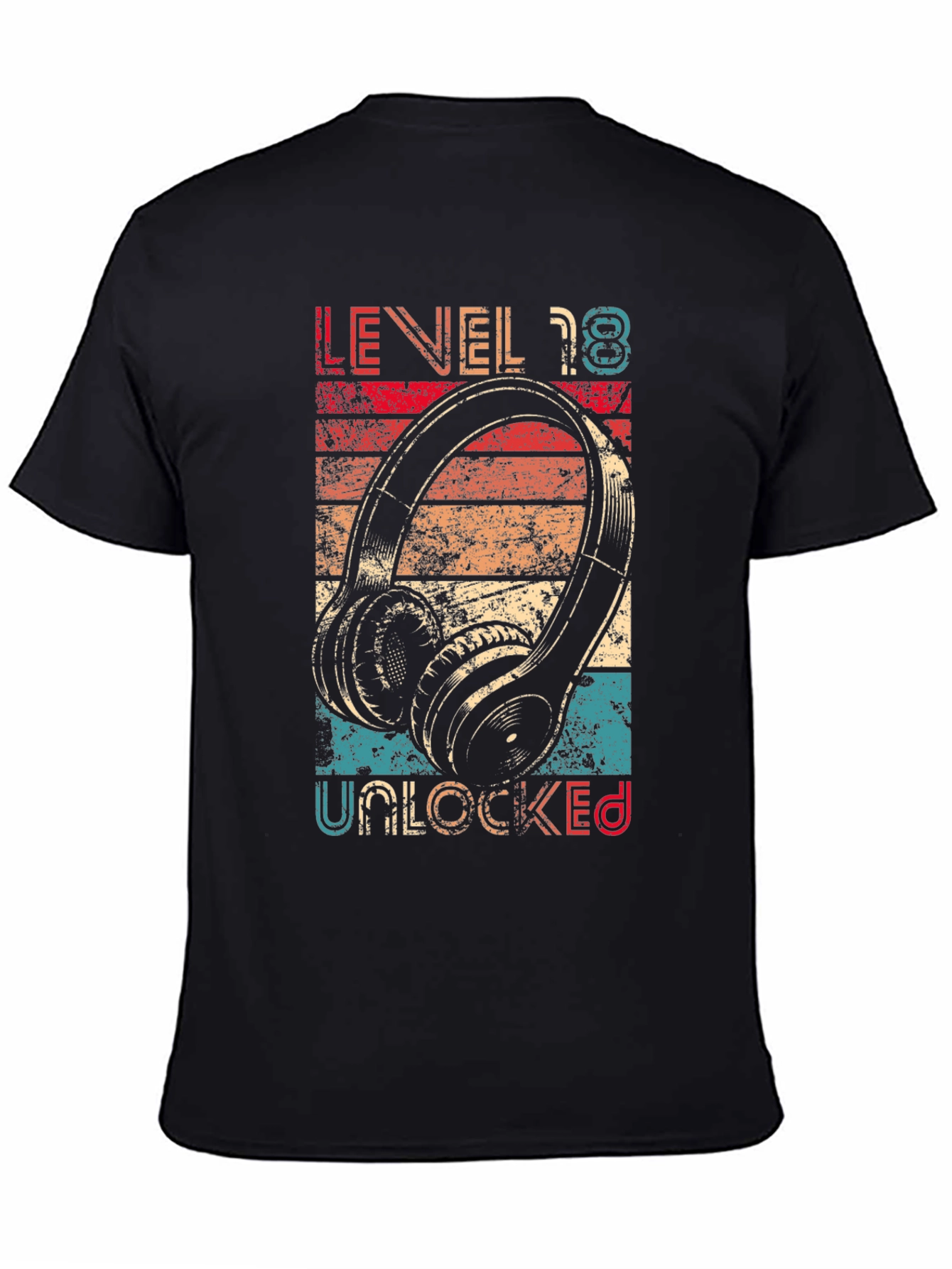 Level 18 Unlocked T-Shirt Birthday Gamer Gift
