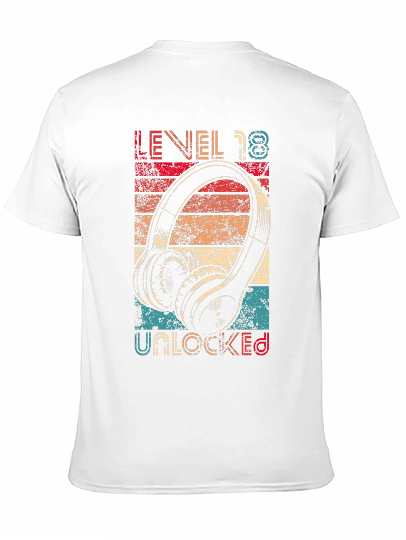 Level 18 Unlocked T-Shirt Birthday Gamer Gift