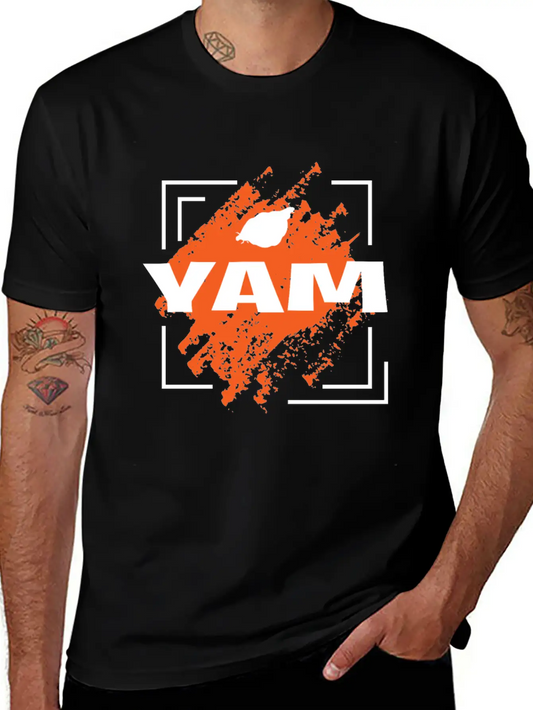 Yam Awesome Design Stylish Everyday T-Shirt – Unisex Basic Cotton Tee