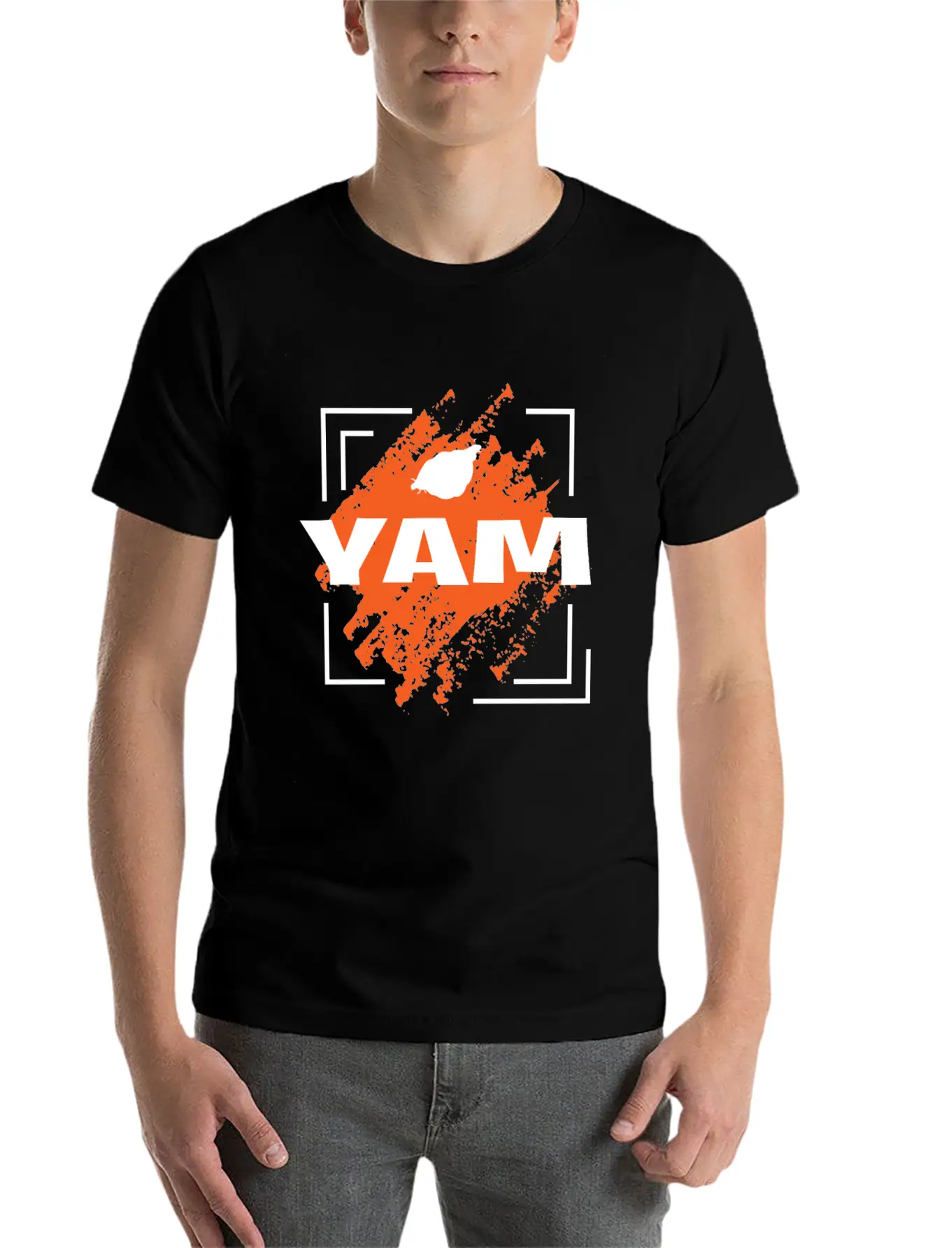 Yam Awesome Design Stylish Everyday T-Shirt – Unisex Basic Cotton Tee