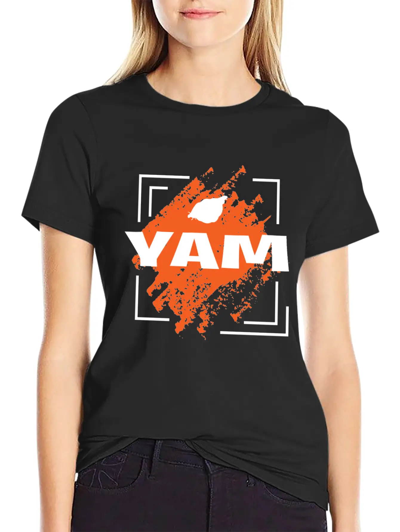 Yam Awesome Design Stylish Everyday T-Shirt – Unisex Basic Cotton Tee