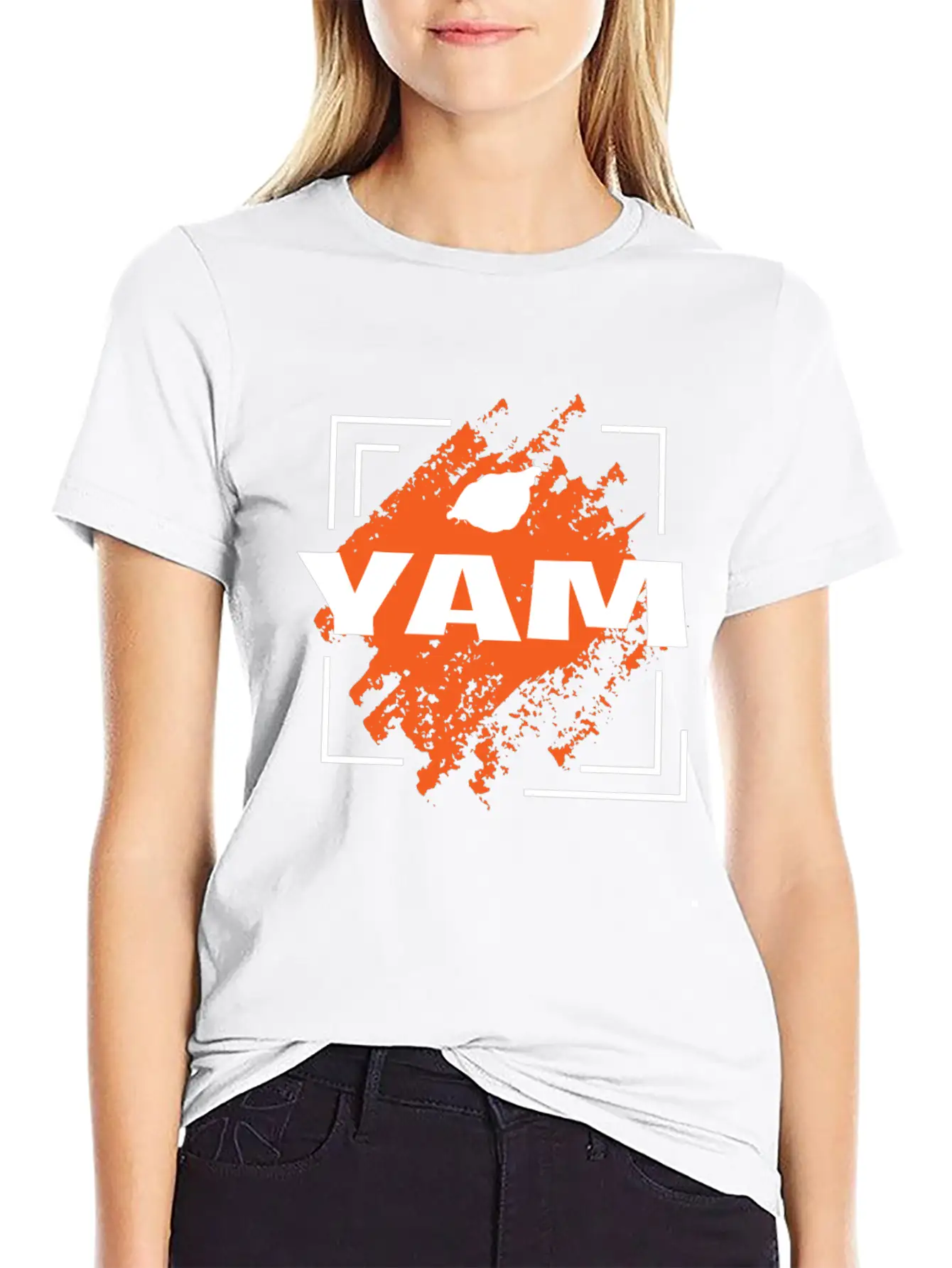 Yam Awesome Design Stylish Everyday T-Shirt – Unisex Basic Cotton Tee