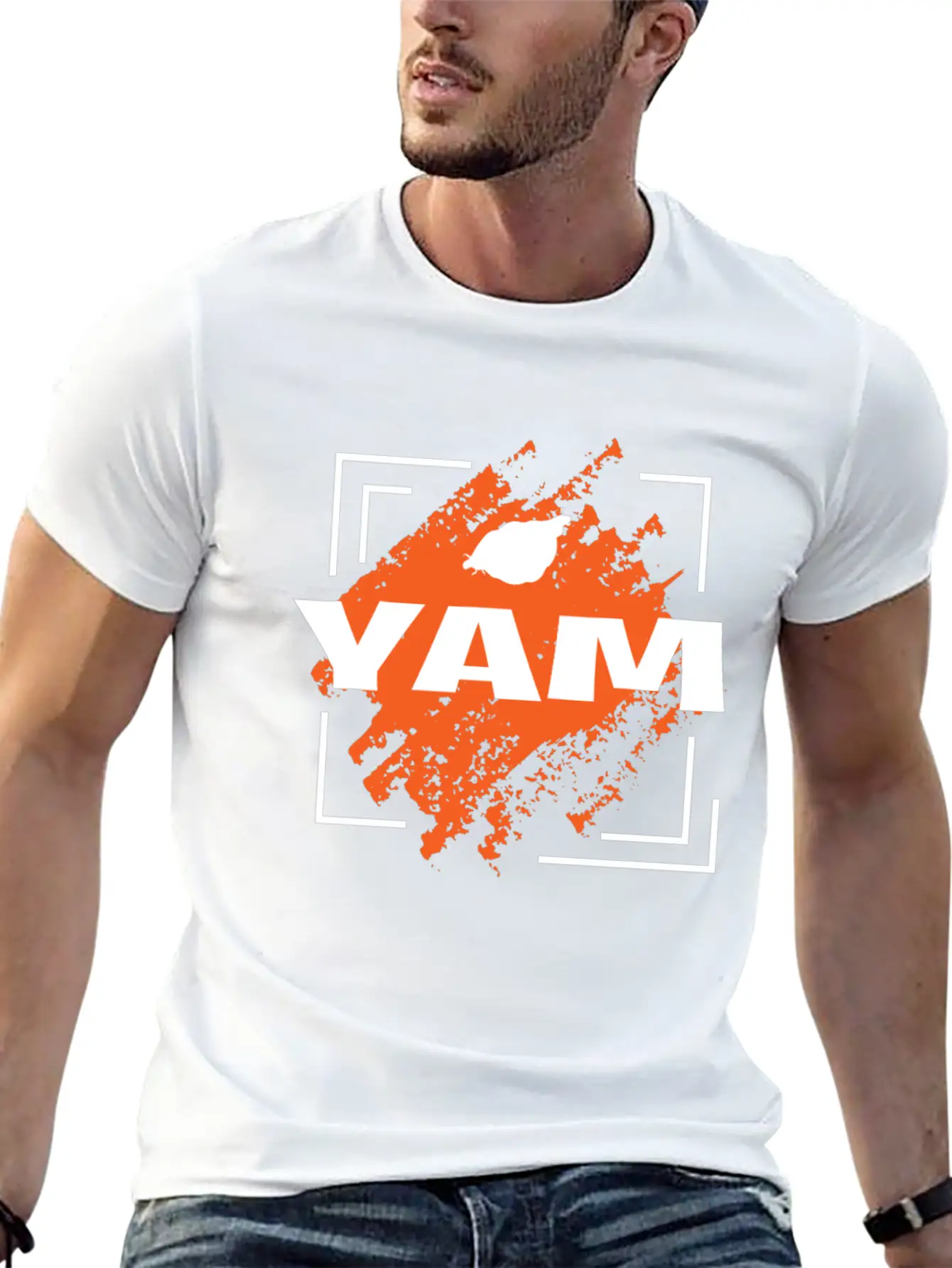 Yam Awesome Design Stylish Everyday T-Shirt – Unisex Basic Cotton Tee