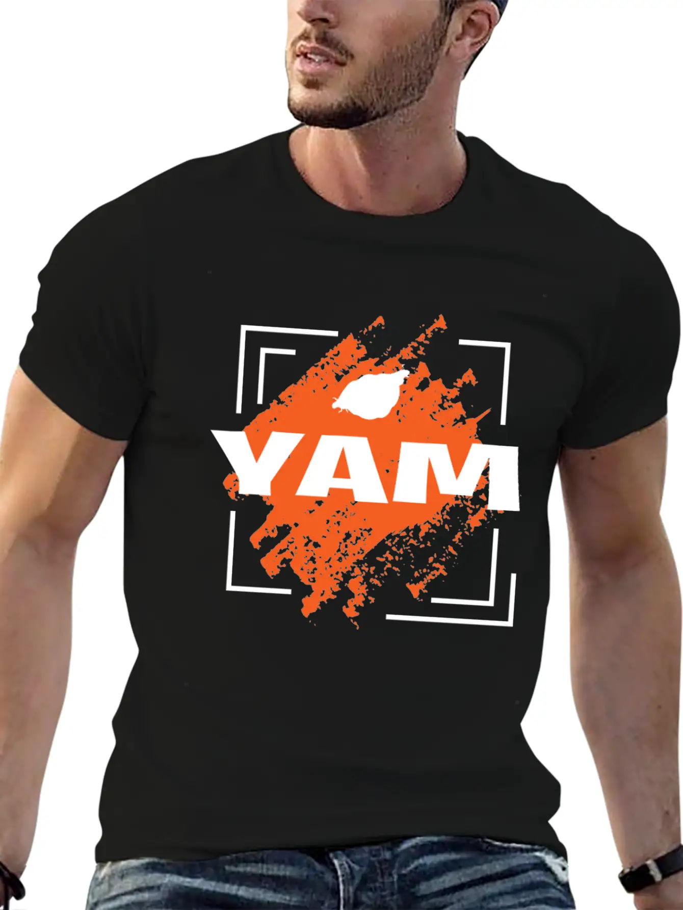 Yam Awesome Design Stylish Everyday T-Shirt – Unisex Basic Cotton Tee