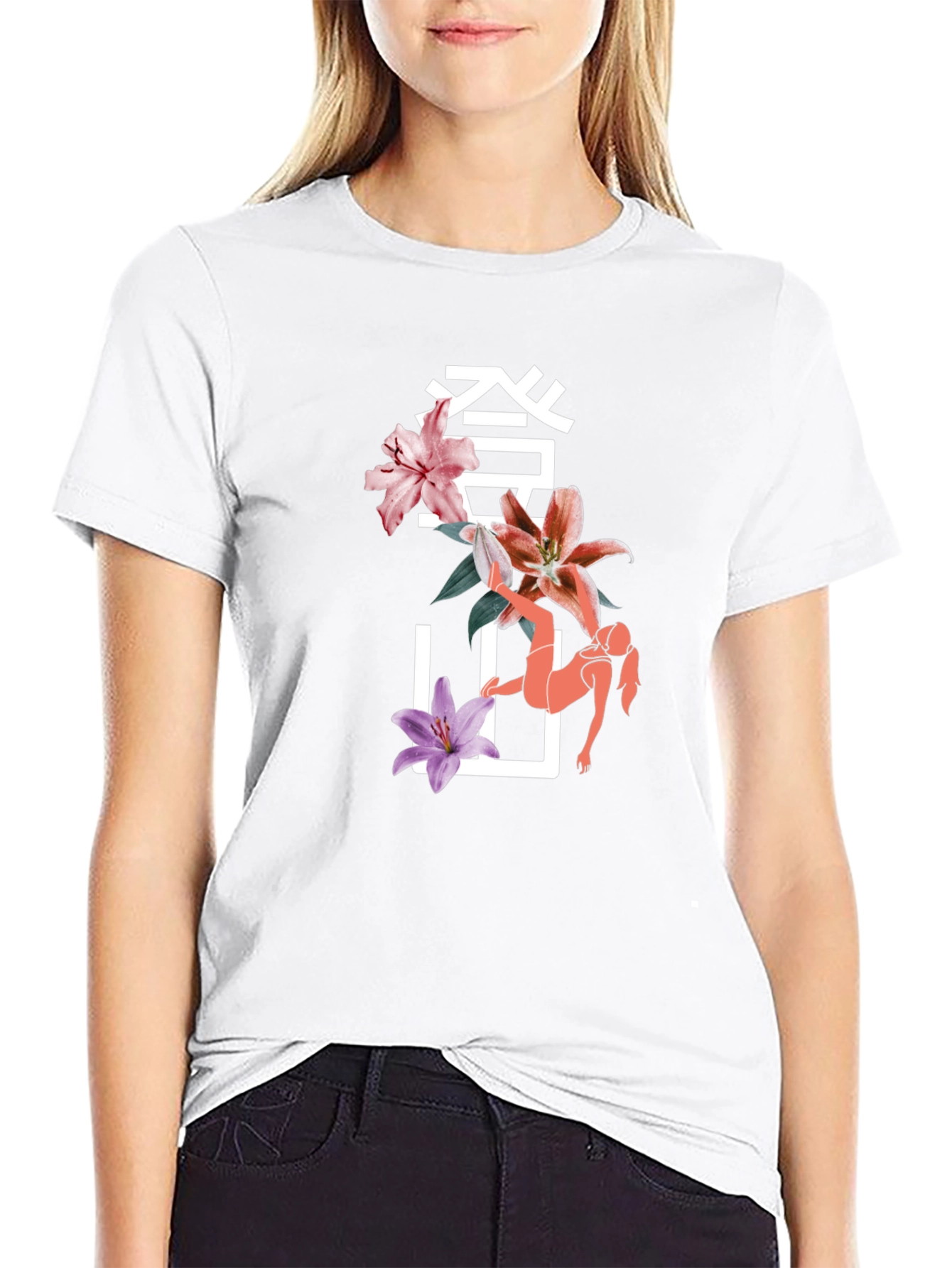 Floral Japanese T-Shirt