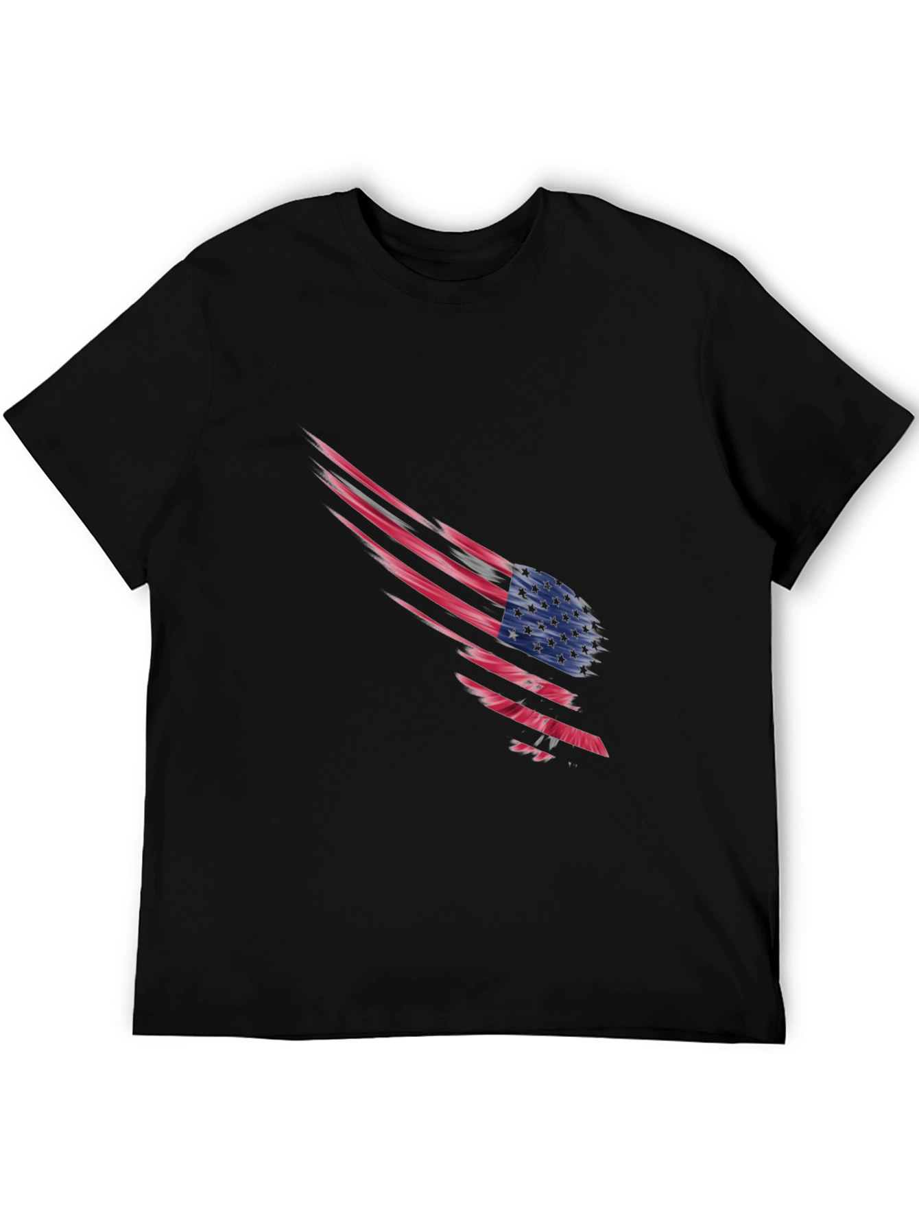 American Flag Ripped T-Shirt - Patriotic Style