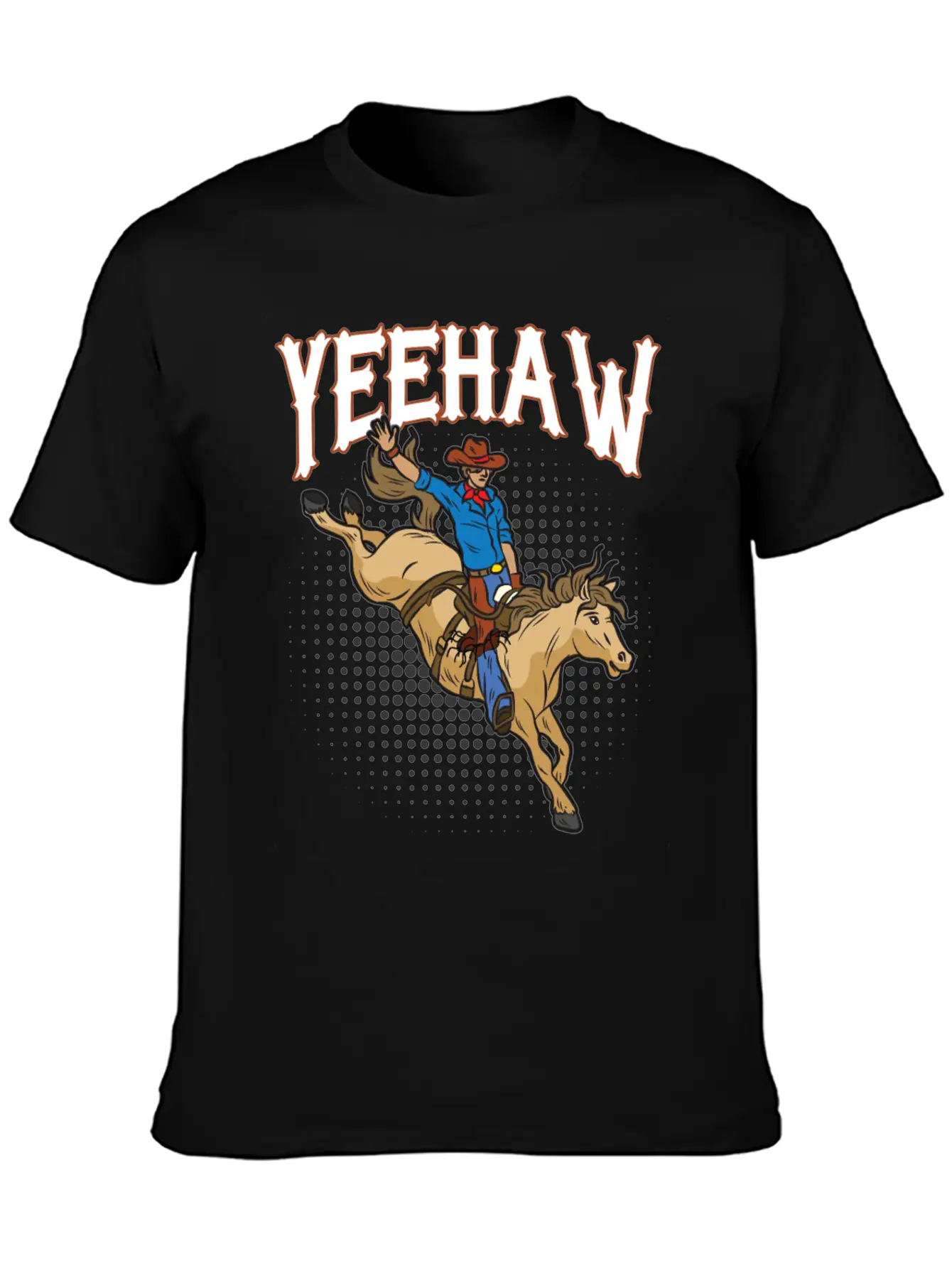 YEEHAW Cowboy Humor Western Horse Riding Timeless Short Sleeve Tee – Comfy And Minimalist Design