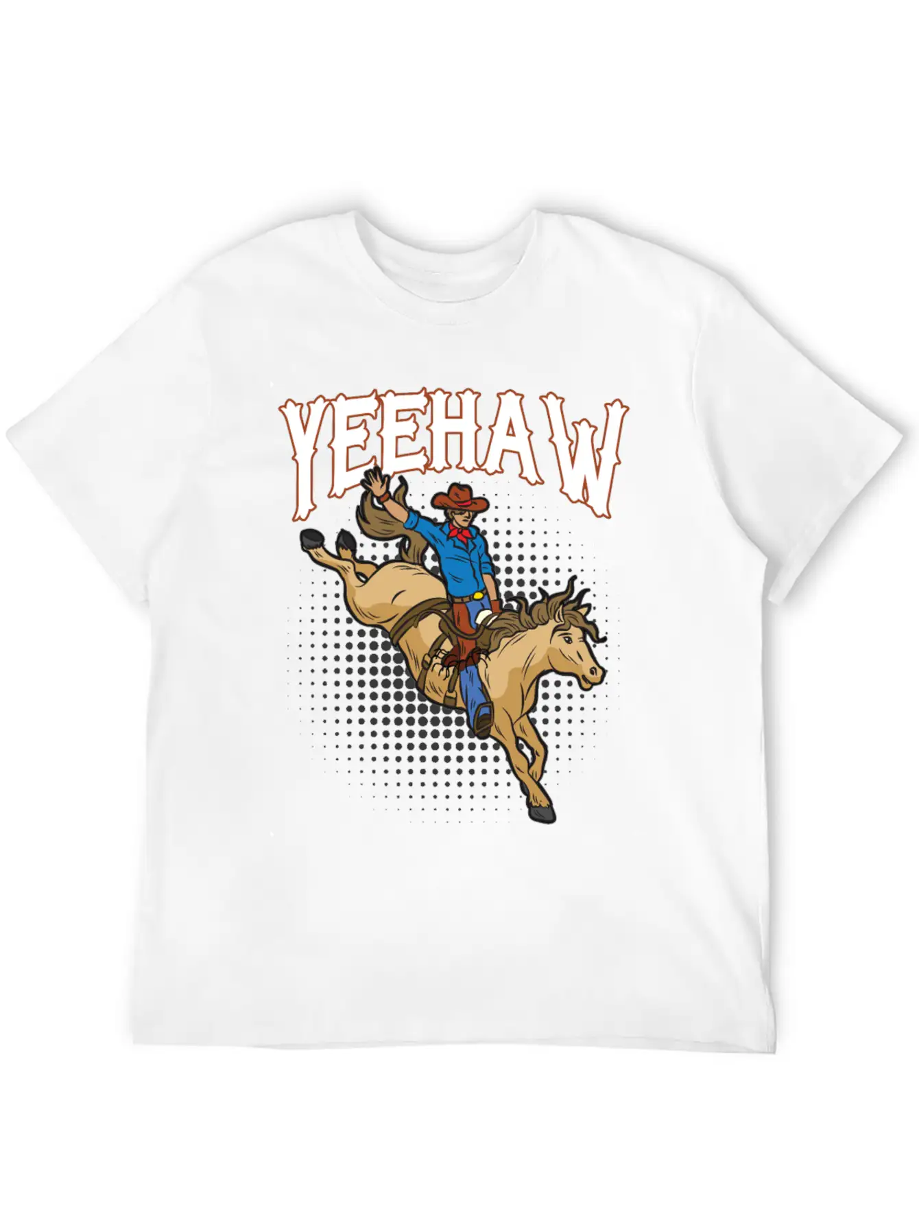 YEEHAW Cowboy Humor Western Horse Riding Timeless Short Sleeve Tee – Comfy And Minimalist Design