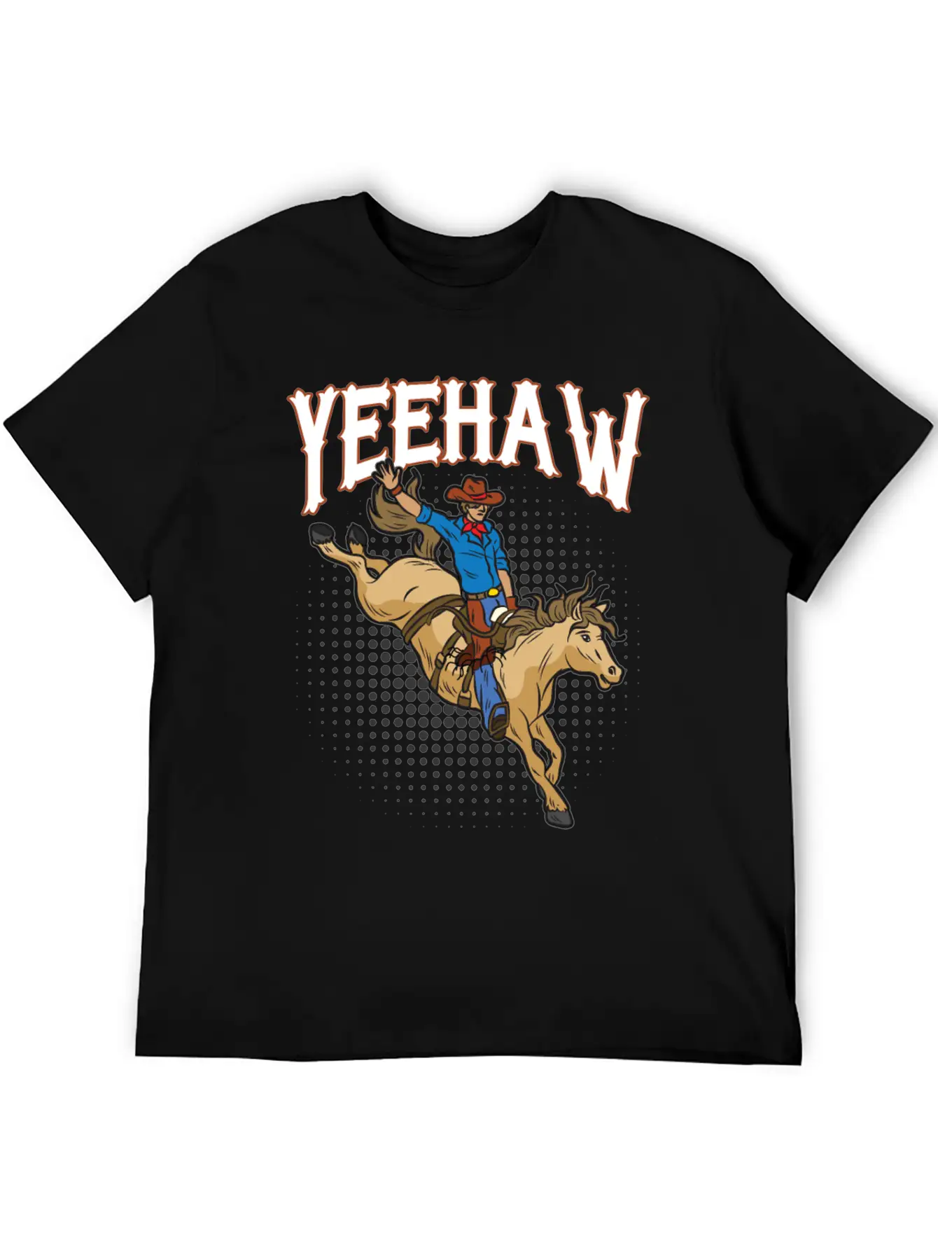 YEEHAW Cowboy Humor Western Horse Riding Timeless Short Sleeve Tee – Comfy And Minimalist Design