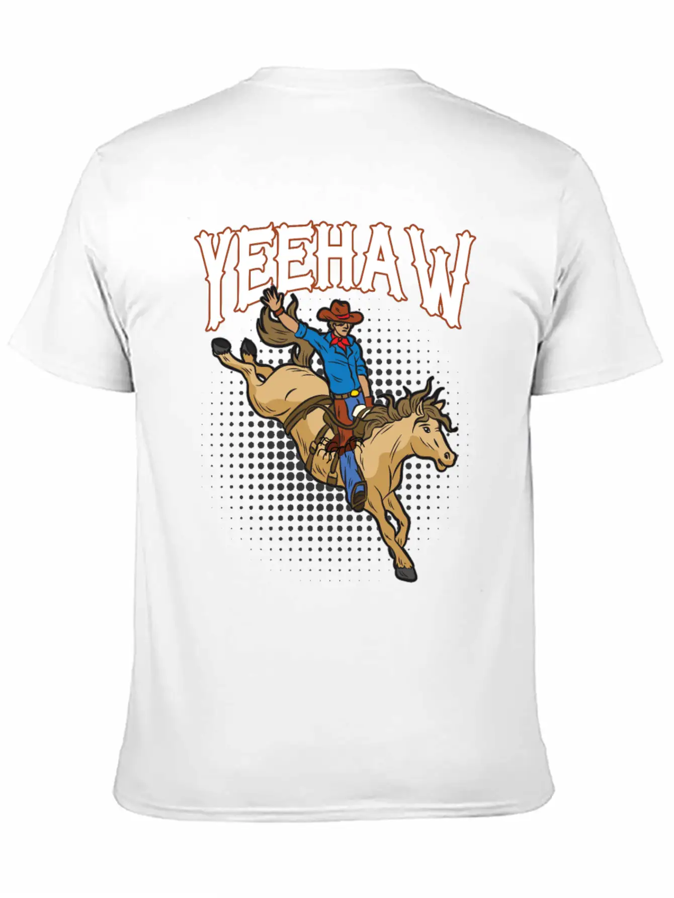 YEEHAW Cowboy Humor Western Horse Riding Timeless Short Sleeve Tee – Comfy And Minimalist Design