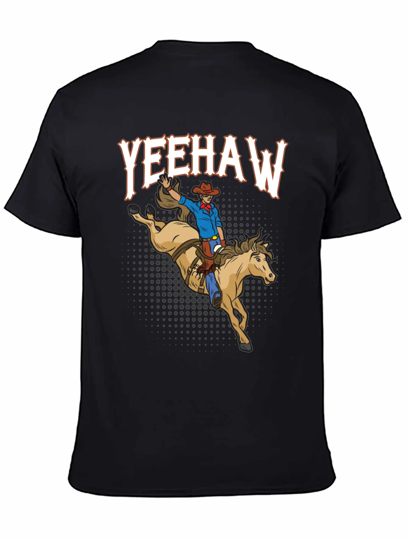 YEEHAW Cowboy Humor Western Horse Riding Timeless Short Sleeve Tee – Comfy And Minimalist Design