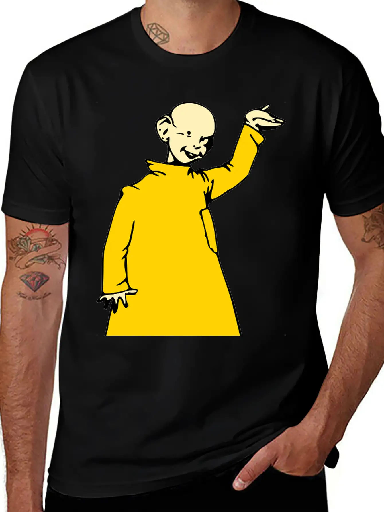 Yellow Kid Stylish Everyday T-Shirt – Unisex Basic Cotton Tee