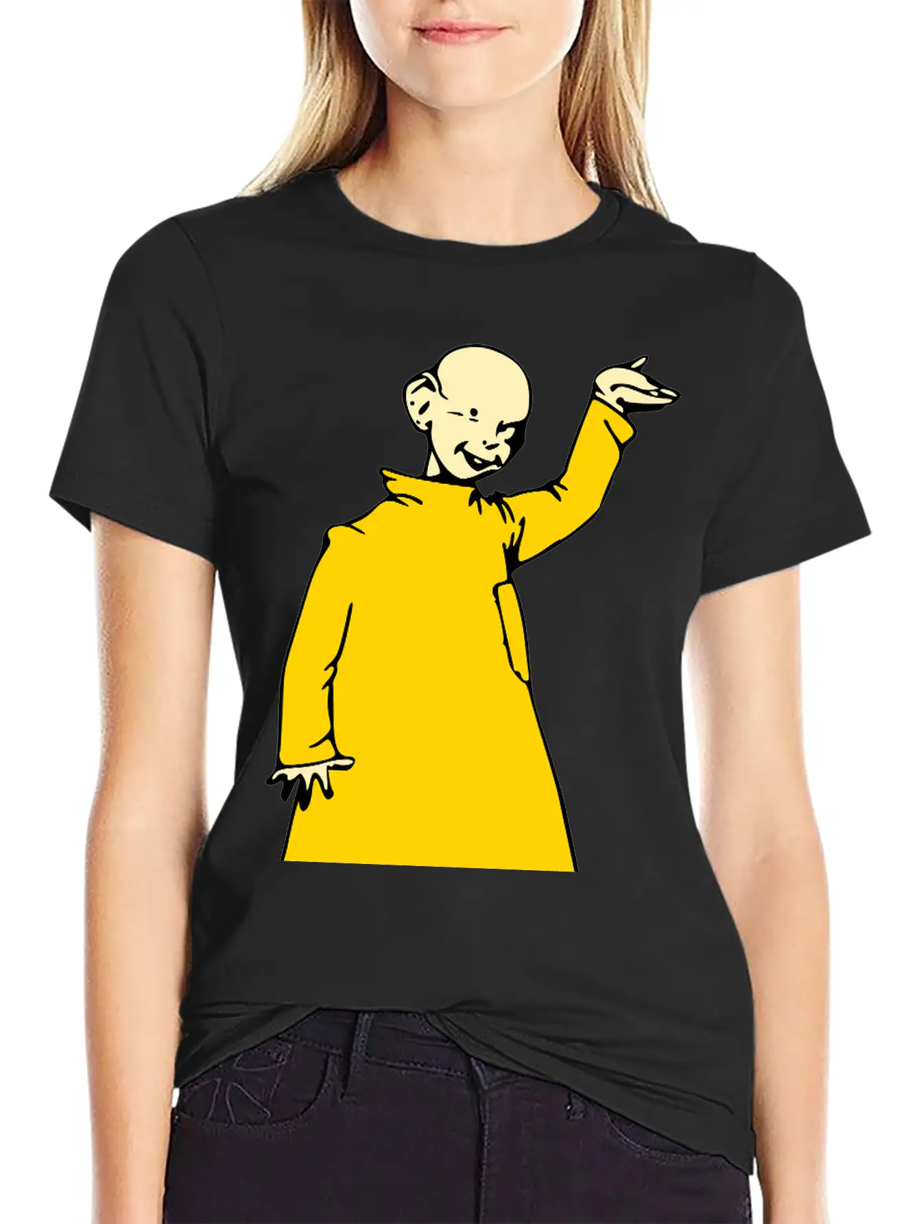 Yellow Kid Stylish Everyday T-Shirt – Unisex Basic Cotton Tee