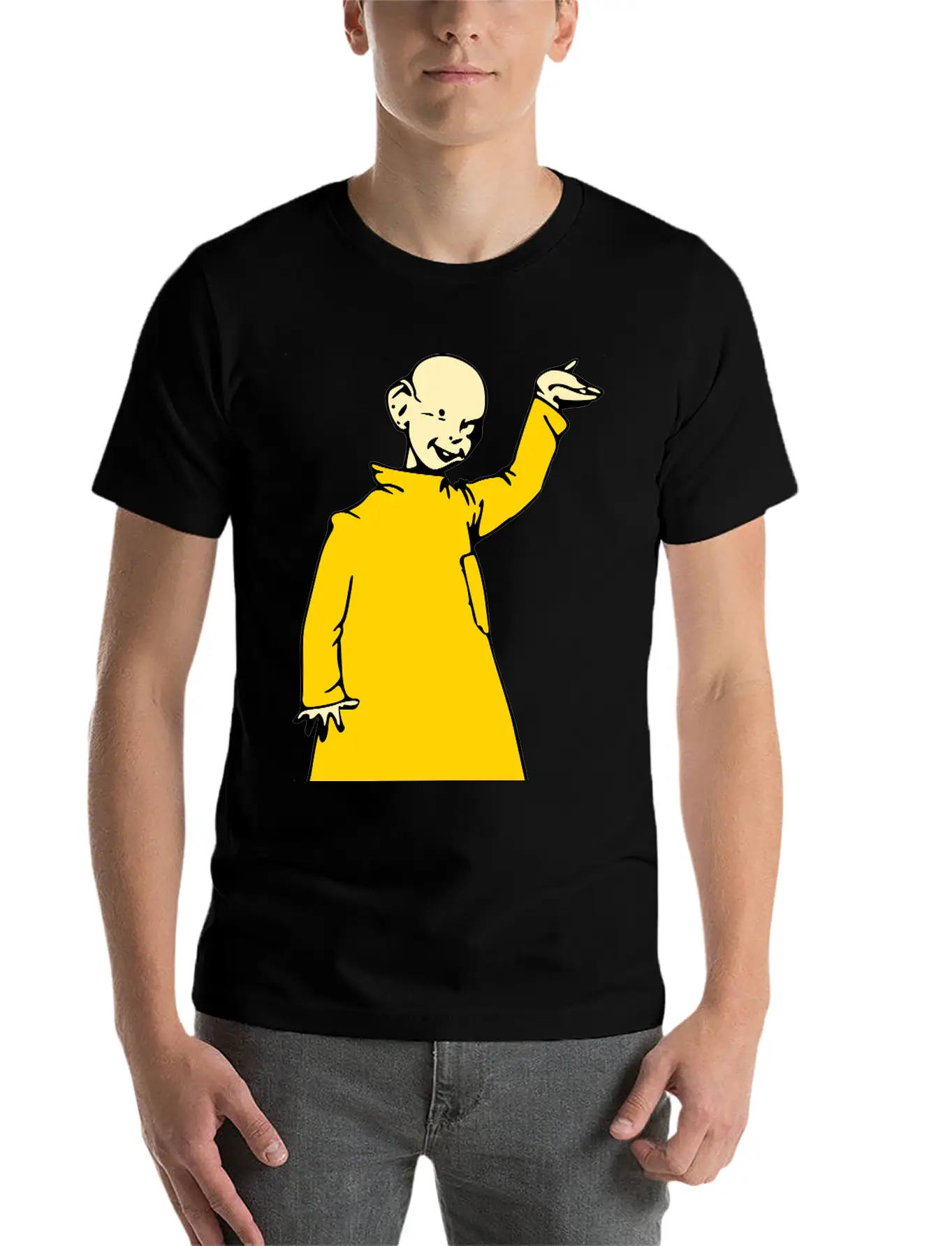 Yellow Kid Stylish Everyday T-Shirt – Unisex Basic Cotton Tee