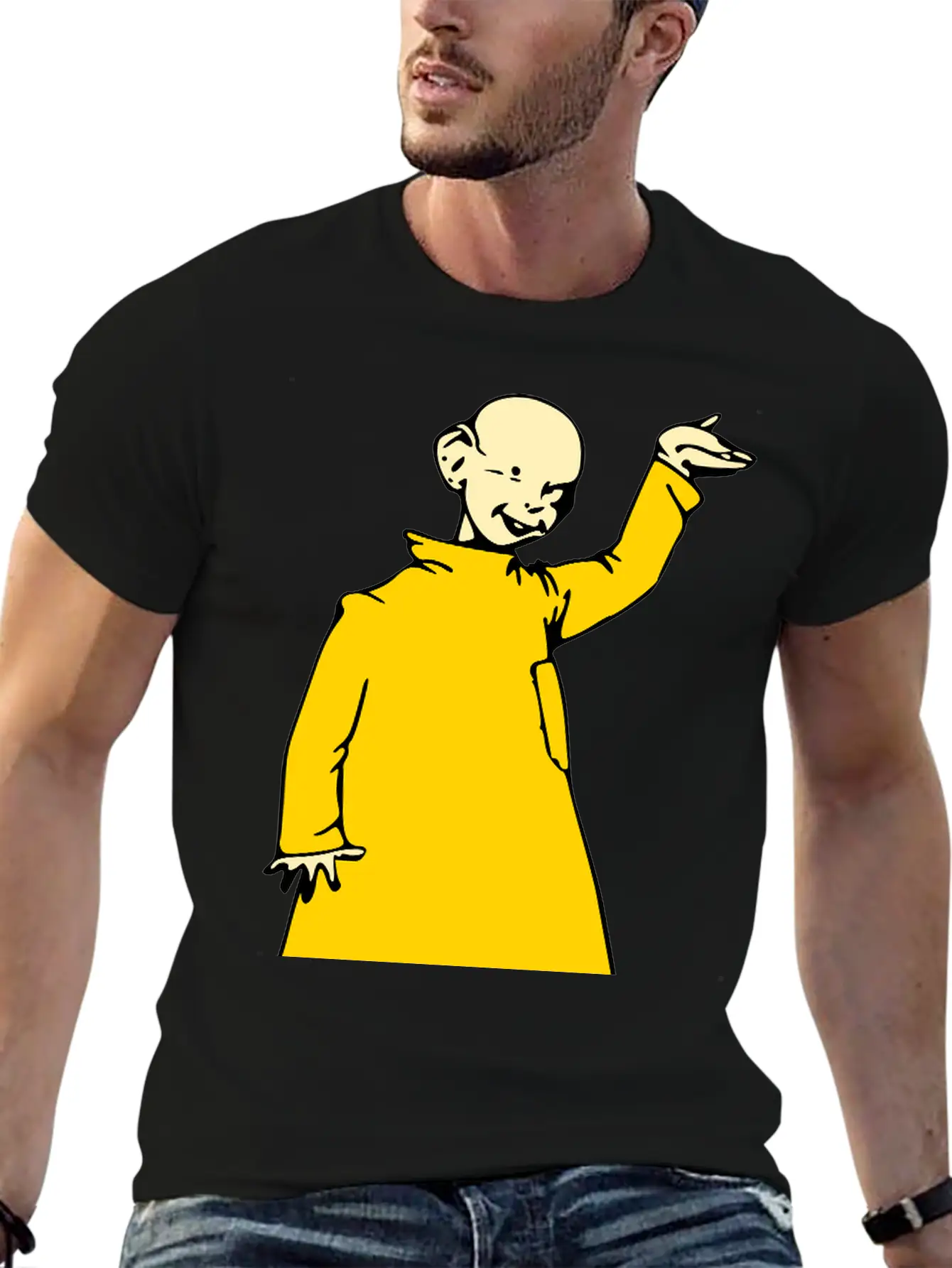 Yellow Kid Stylish Everyday T-Shirt – Unisex Basic Cotton Tee