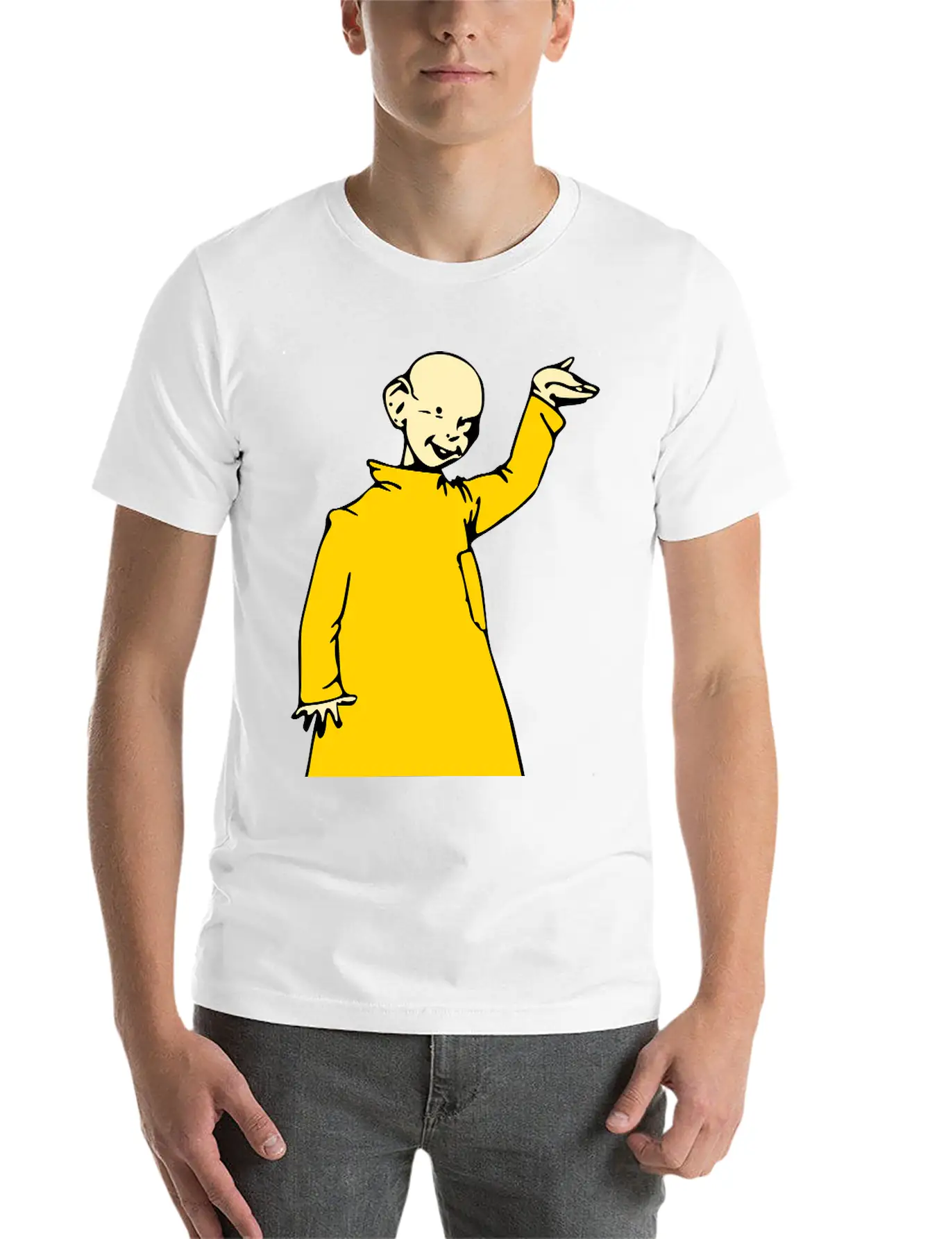 Yellow Kid Stylish Everyday T-Shirt – Unisex Basic Cotton Tee