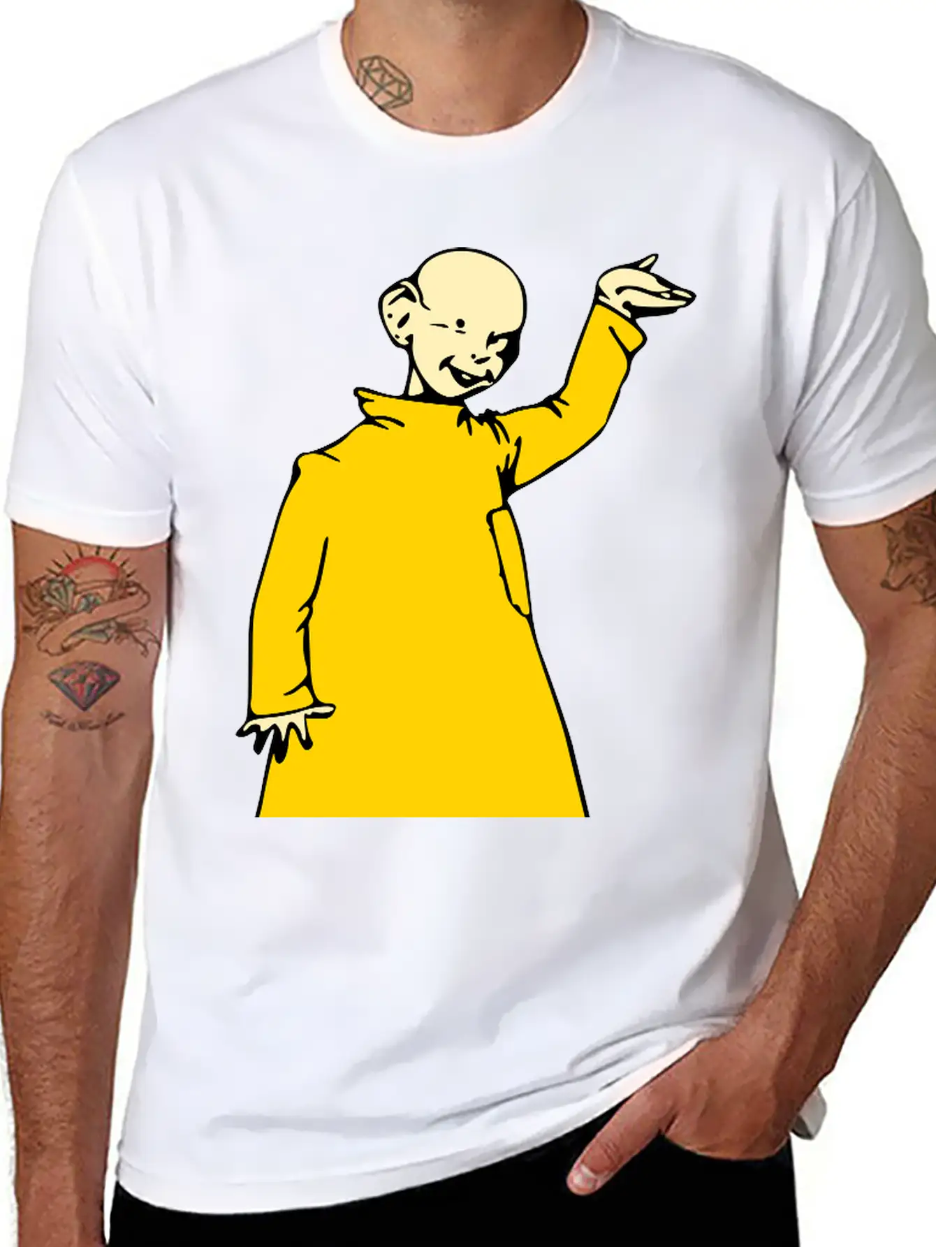 Yellow Kid Stylish Everyday T-Shirt – Unisex Basic Cotton Tee