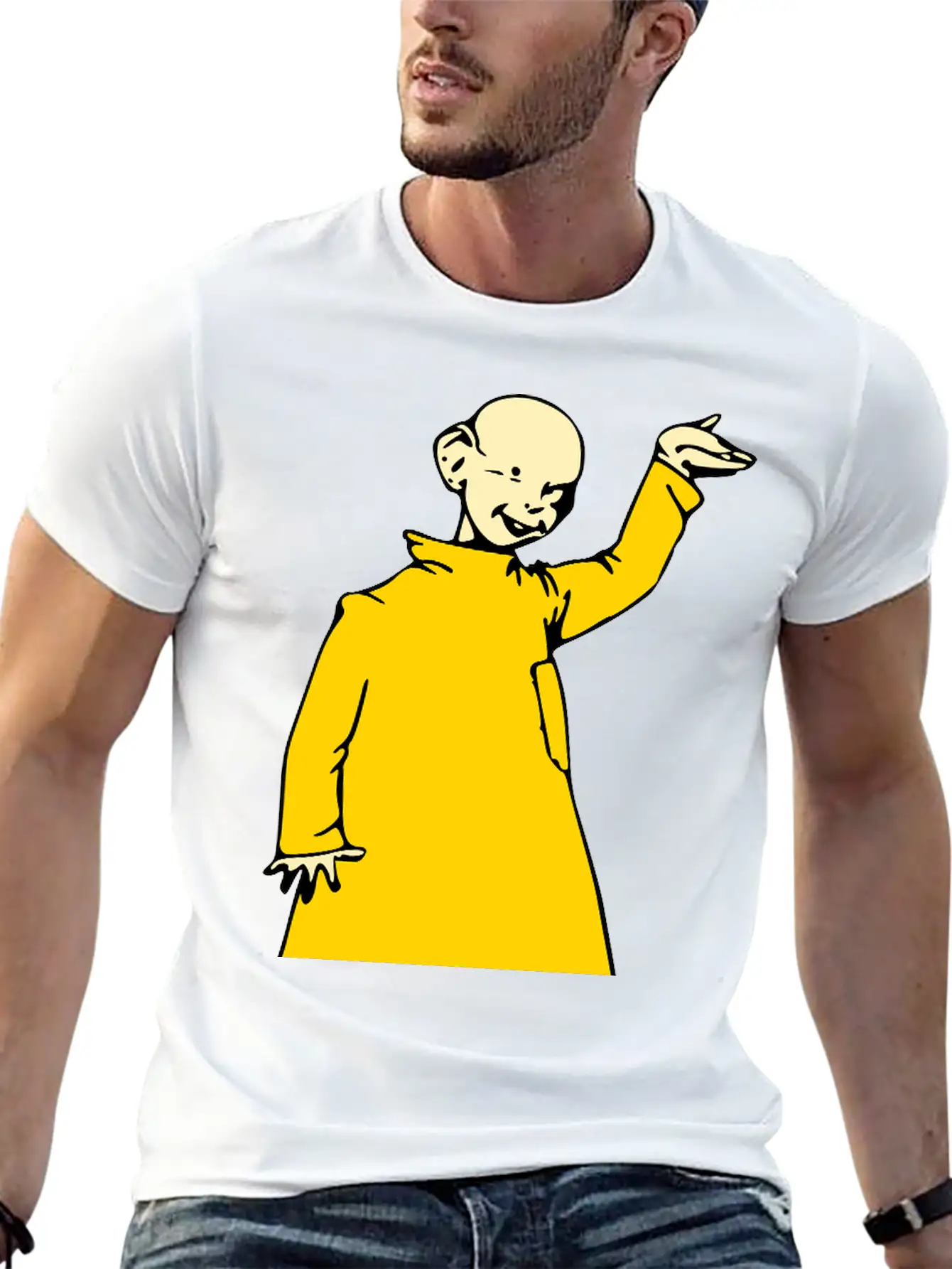 Yellow Kid Stylish Everyday T-Shirt – Unisex Basic Cotton Tee
