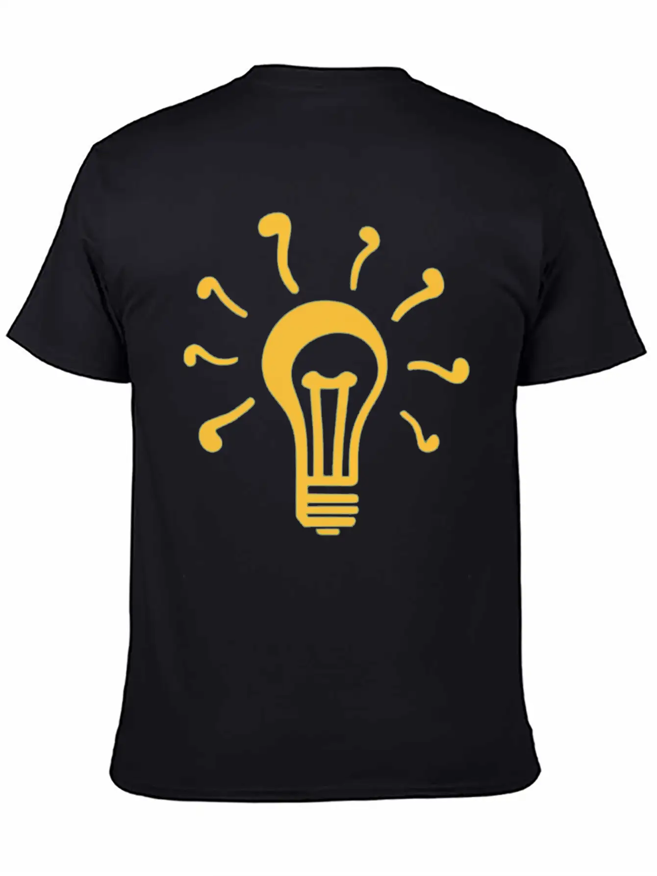 Yellow Lamp Unisex Short Sleeve Soft Cotton T-Shirt – Casual Everyday Wear